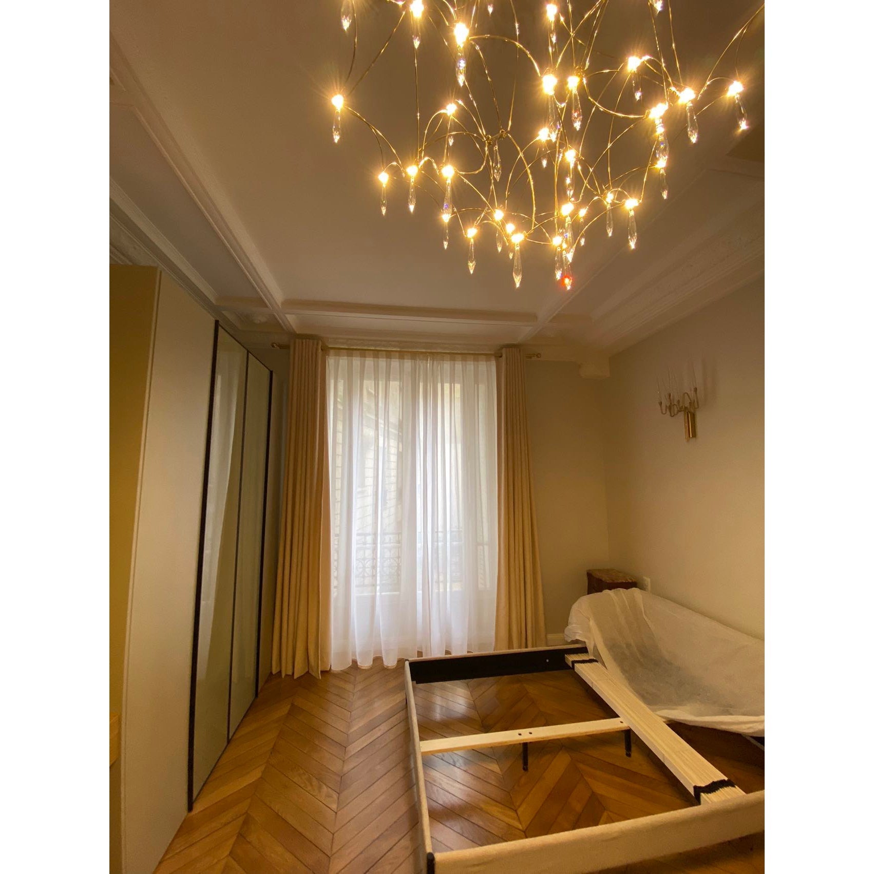 Allaeira Postmodern Luxury Crystal Chandelier - Lamp Copper