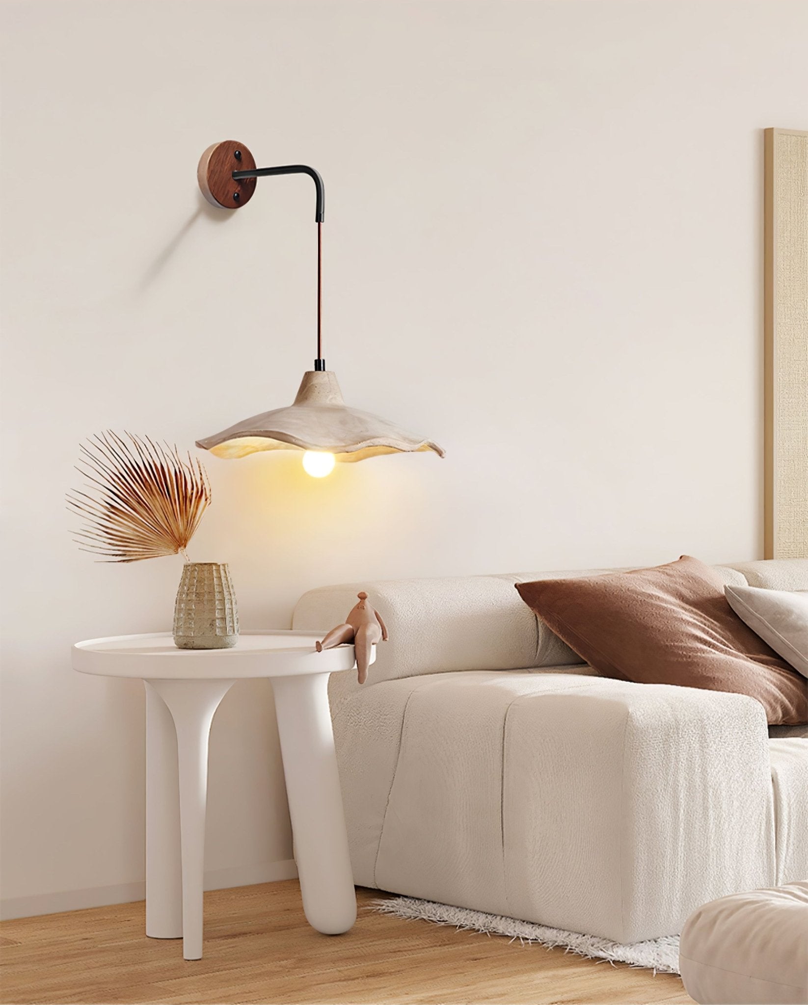 Mirella Applique Murale Élégante en Bois Moderne