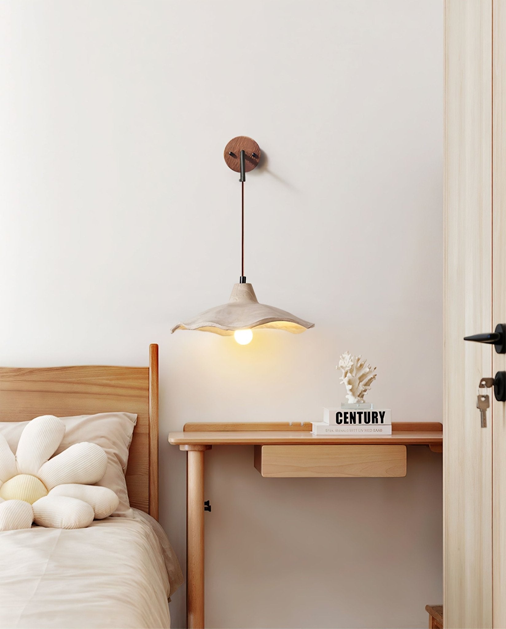 Mirella Applique Murale Élégante en Bois Moderne