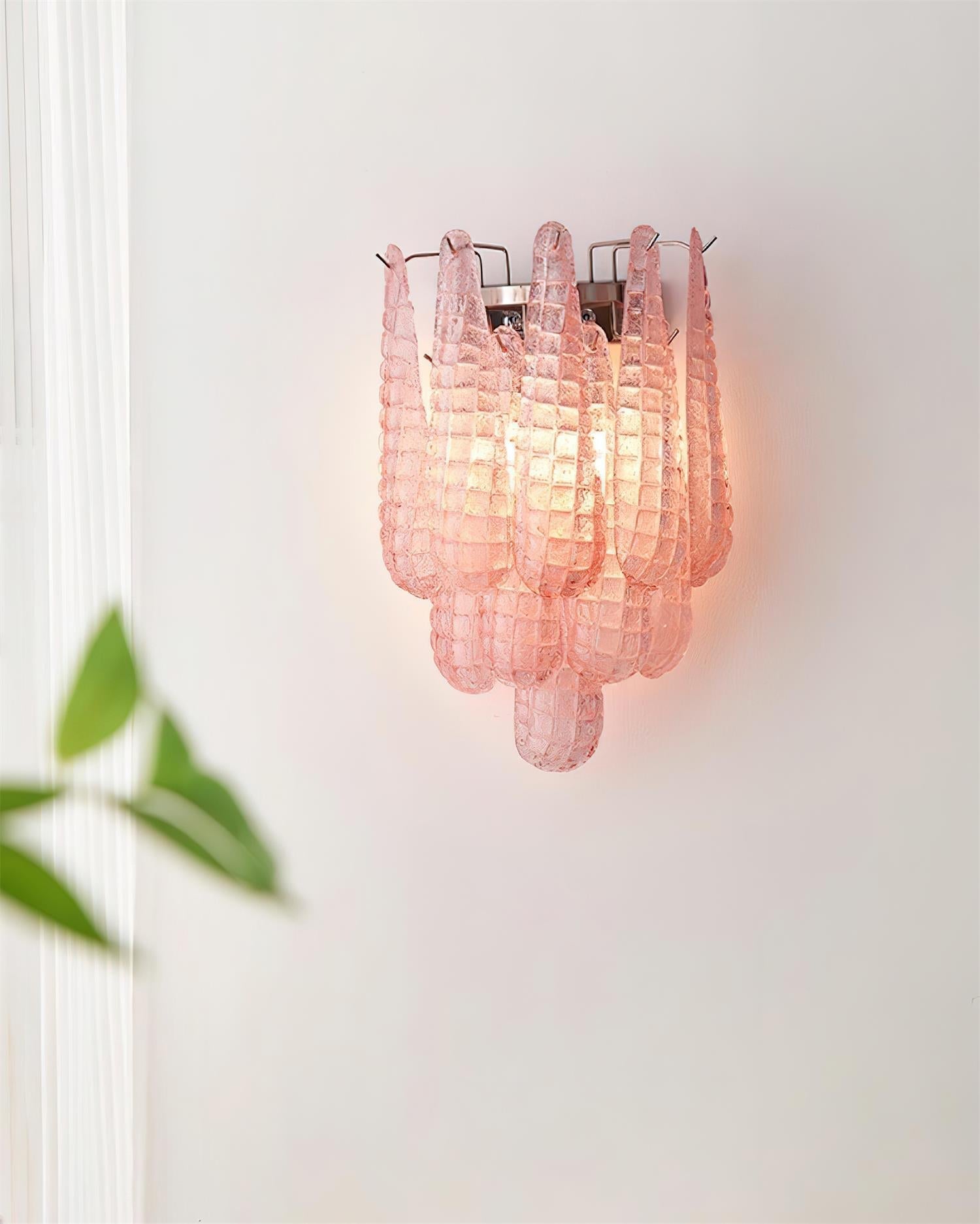 Mireya Wall Light Textured Glass - Letslighting