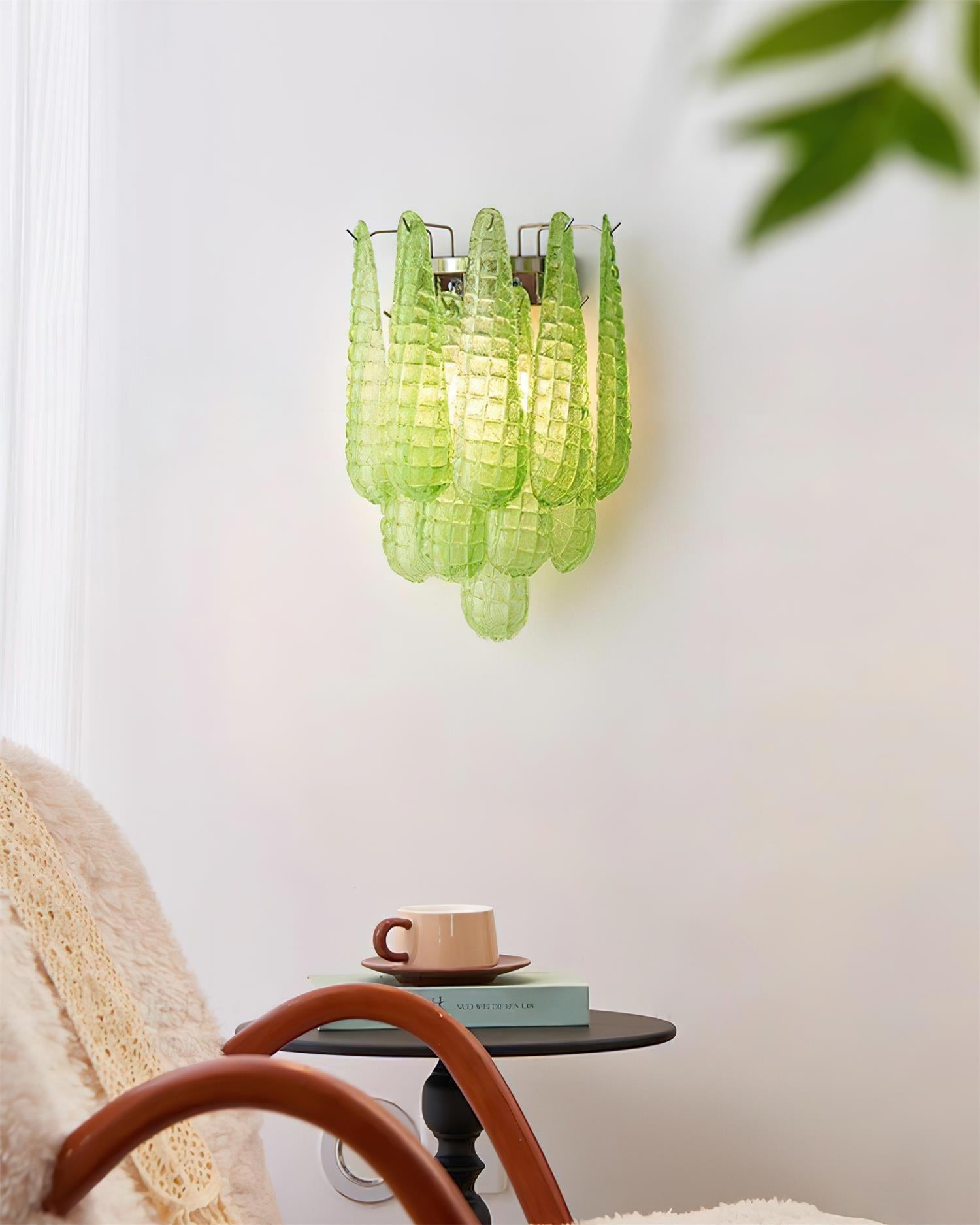Mireya Wall Light Textured Glass - Letslighting