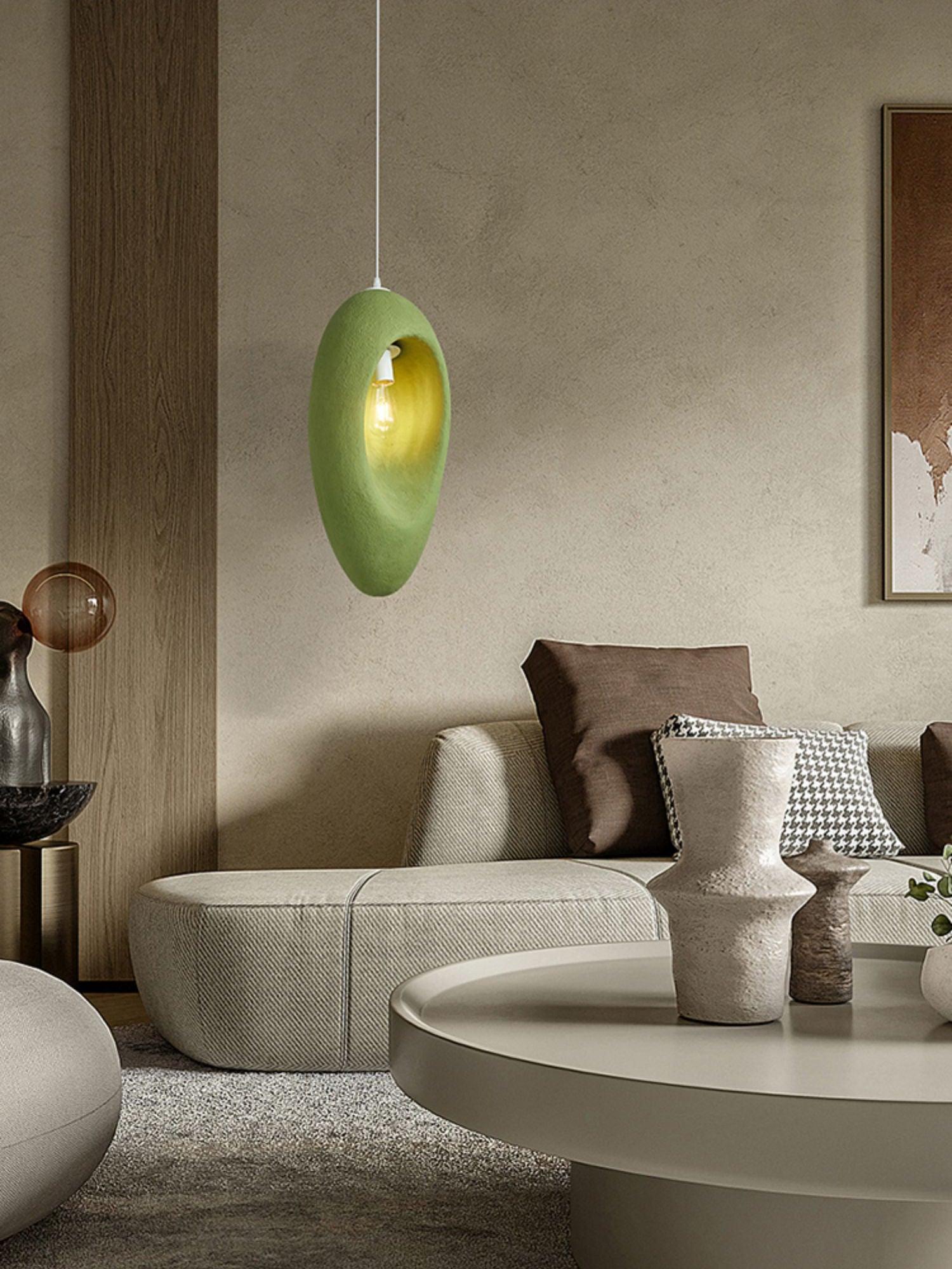 Ulrinara Modern Minimalist Plastic Pendant Light - Blowlighting
