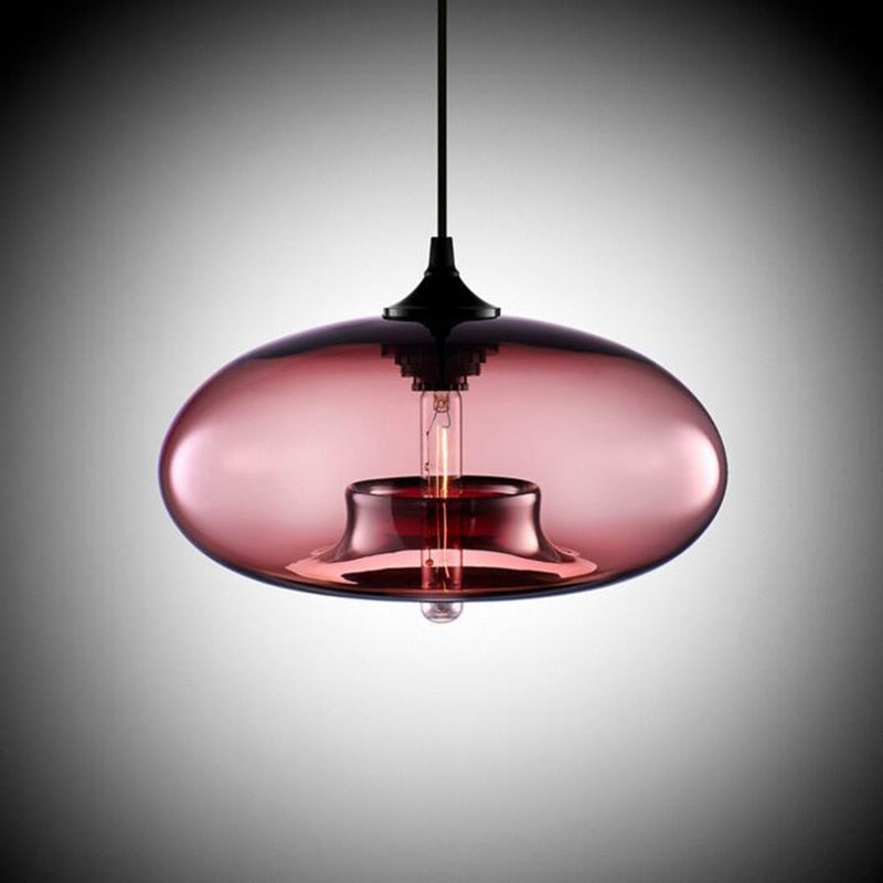 Valentina Lampes Suspendues en Verre Modernes Nordiques Chambre à Coucher