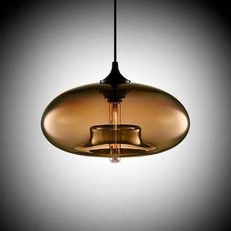 Valentina Lampes Suspendues en Verre Modernes Nordiques Chambre à Coucher