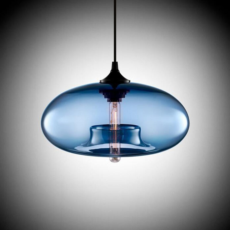 Valentina Lampes Suspendues en Verre Modernes Nordiques Chambre à Coucher