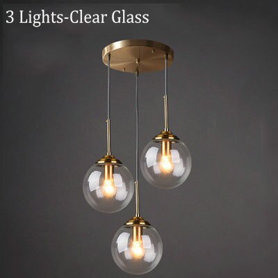 Valentina Luminaires Suspension Verre Transparent Ambre