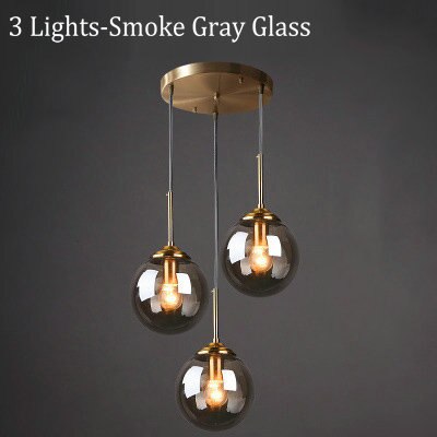 Valentina Luminaires Suspension Verre Transparent Ambre