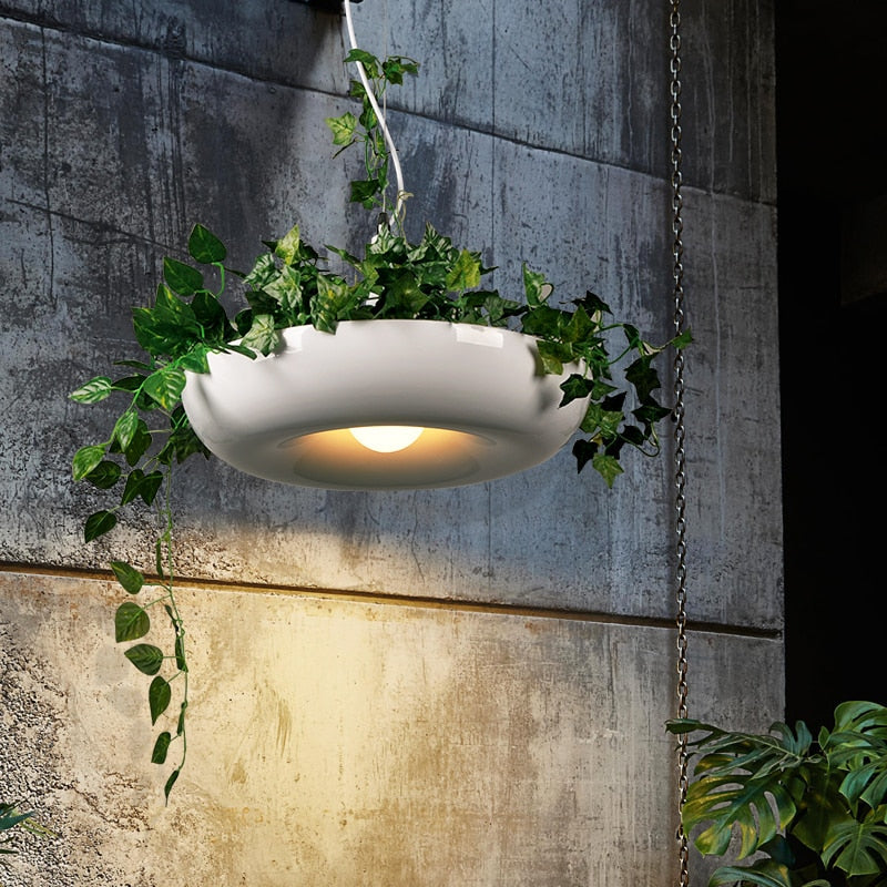Ritta Luminaires suspension Pot De Fleurs De Jardin Suspendu En Métal Pour Le Balcon