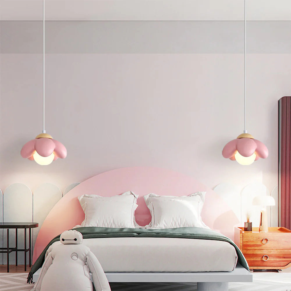 Valentina Moderne Minimaliste Fleurs LED Suspension Chambre à Coucher