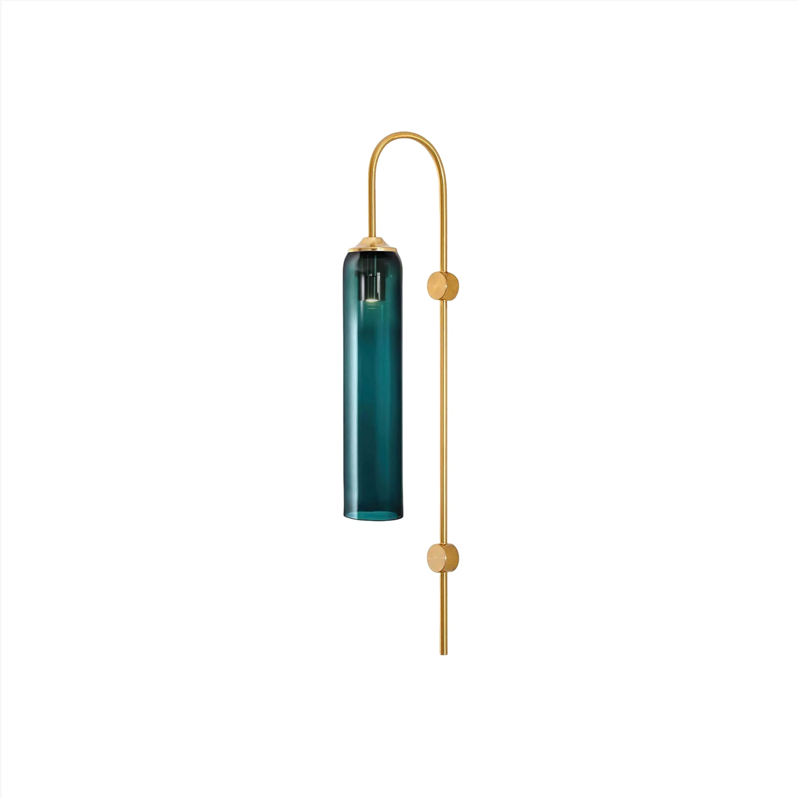 Anoriel Modern Minimalist Metal Glass Wall Lamp - Lamp Copper