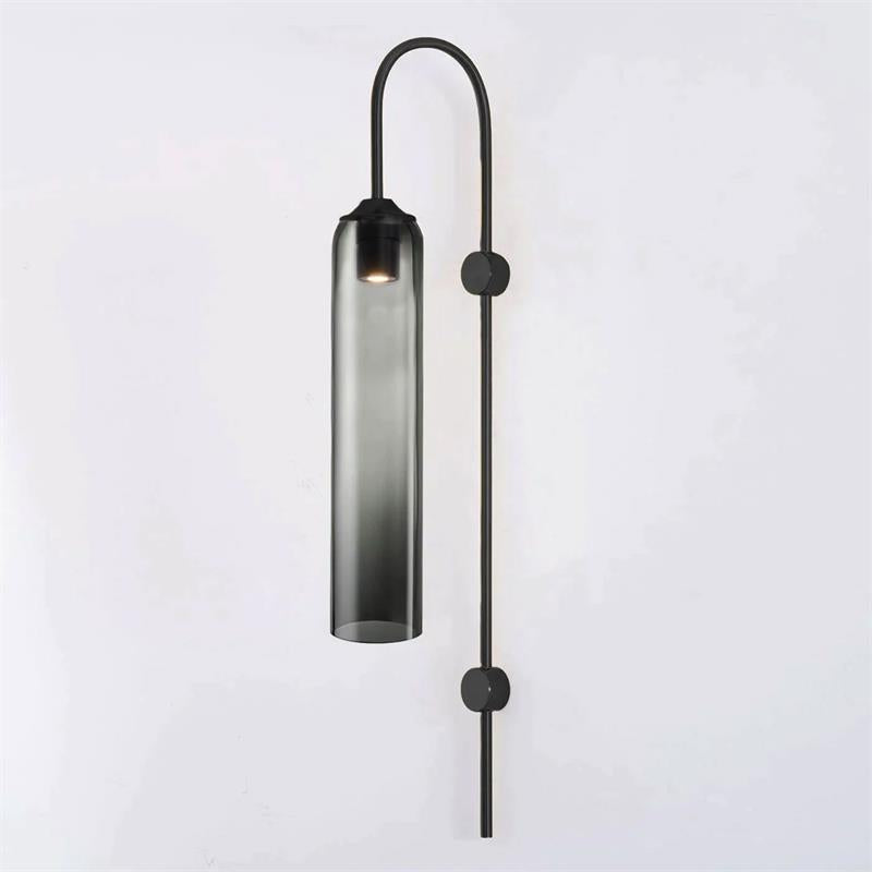 Anoriel Modern Minimalist Metal Glass Wall Lamp - Lamp Copper