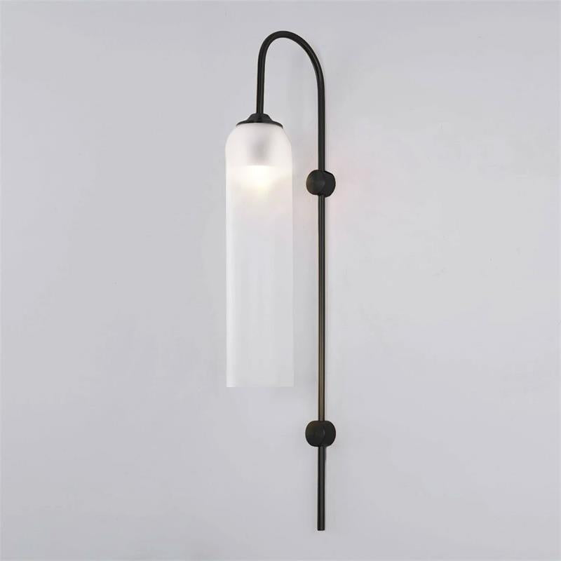 Anoriel Modern Minimalist Metal Glass Wall Lamp - Lamp Copper