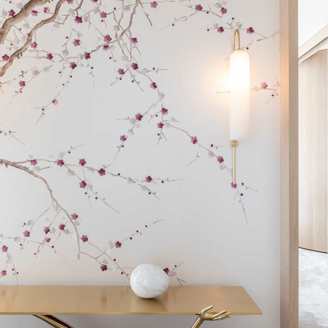 Anoriel Modern Minimalist Metal Glass Wall Lamp - Lamp Copper