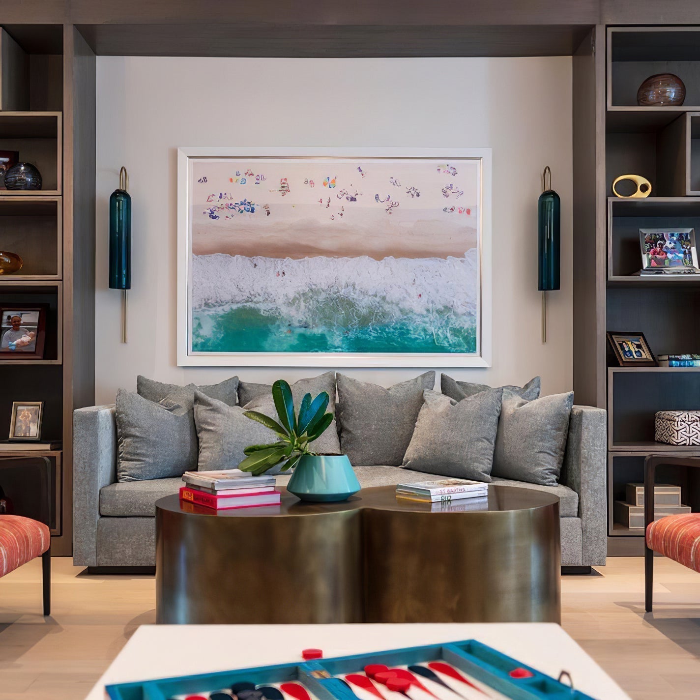 Anoriel Modern Minimalist Metal Glass Wall Lamp - Lamp Copper