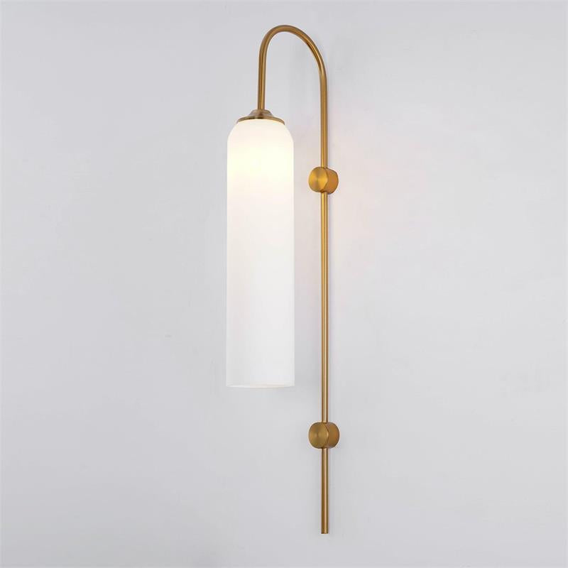 Anoriel Modern Minimalist Metal Glass Wall Lamp - Lamp Copper