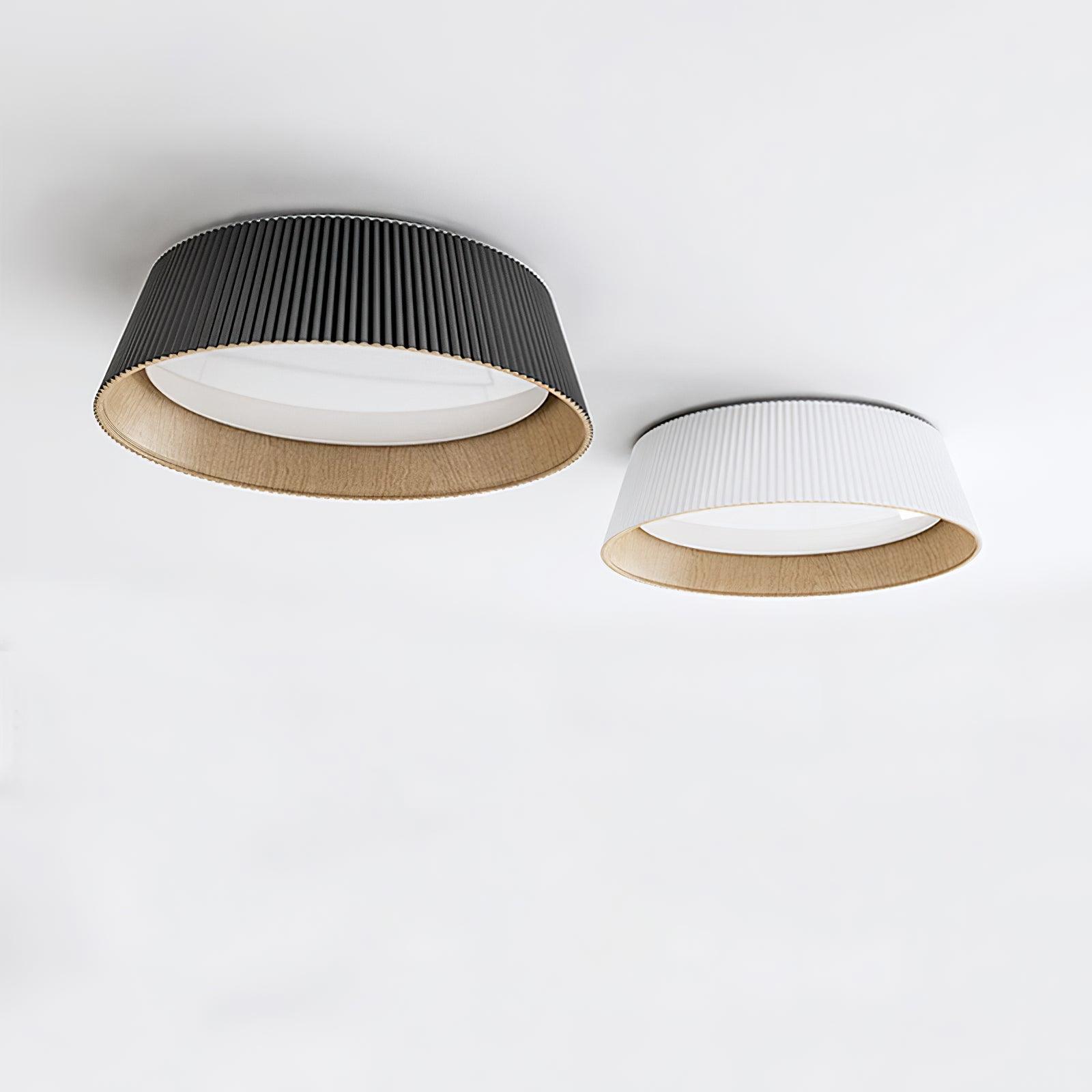 Modern Ribbed Ceiling Light - Blowlighting