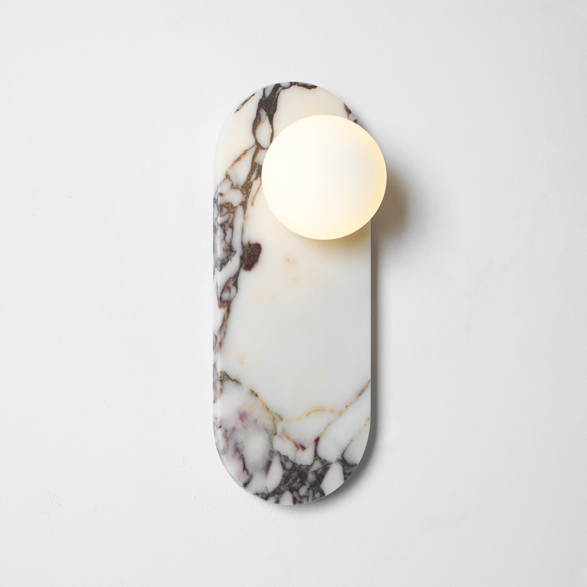 Covelyra Modern Minimalist Marble Glass Wall Lamp - Lamp Copper