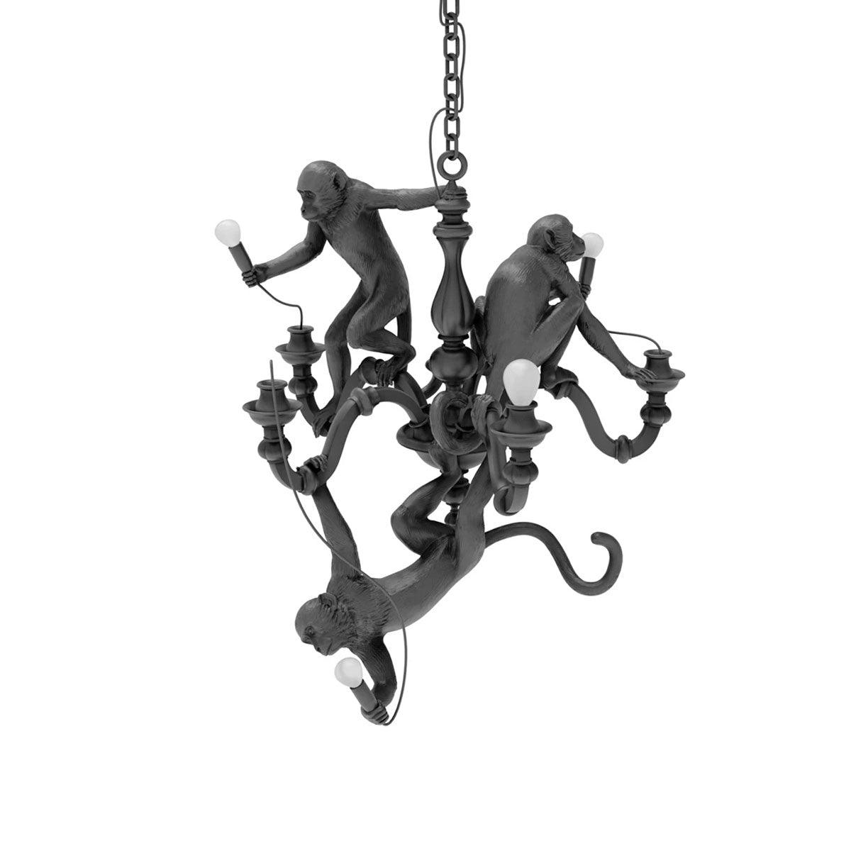 Monkey Chandelier Whimsical Trio - Letslighting