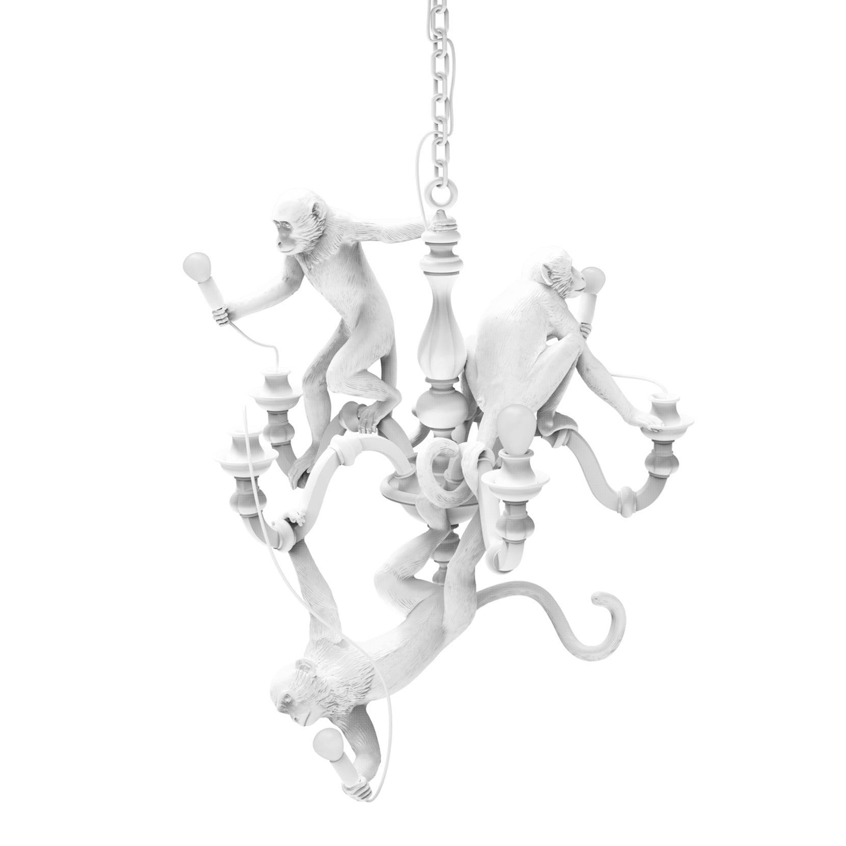 Monkey Chandelier Whimsical Trio - Letslighting