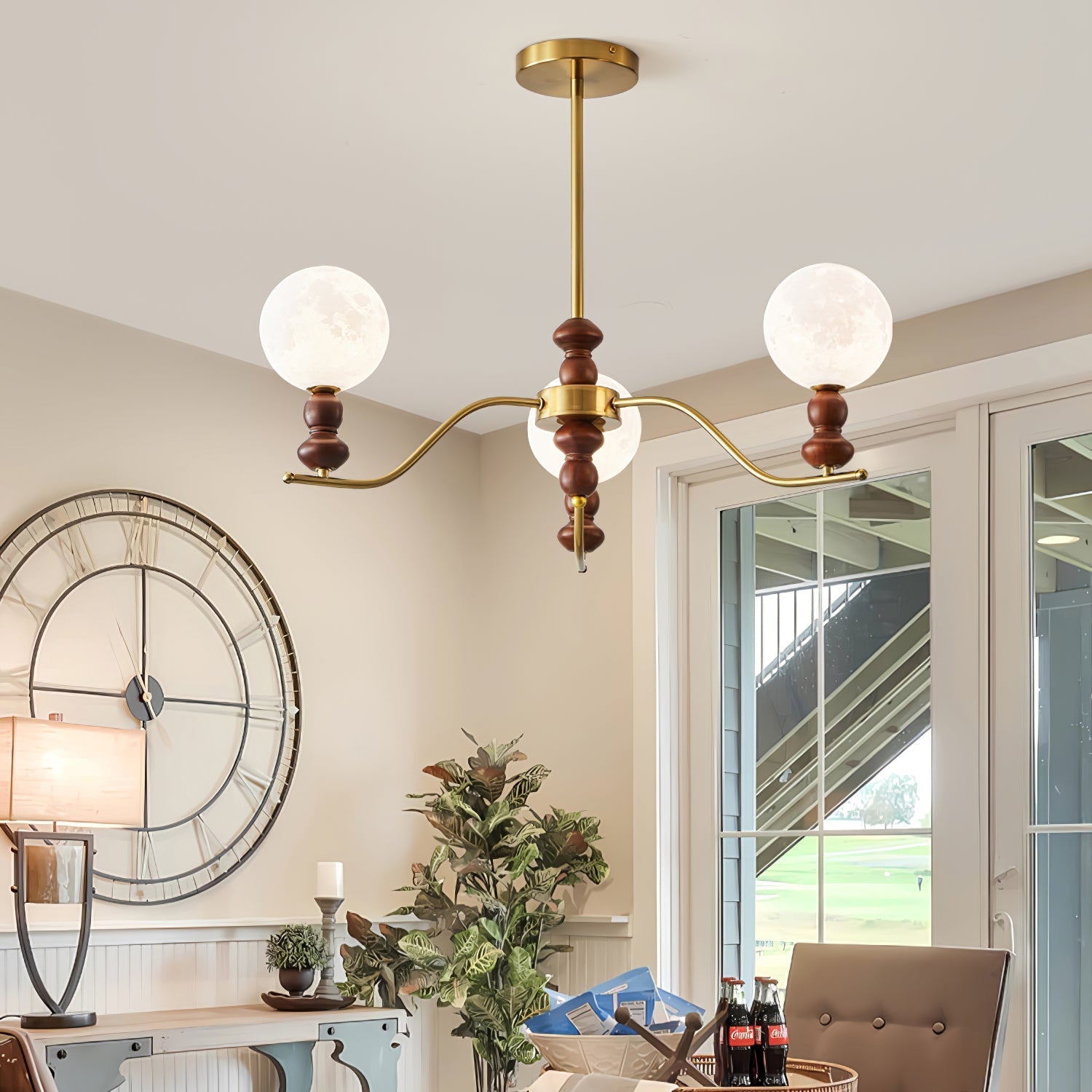 Moonlit Globe Chandelier - Blowlighting