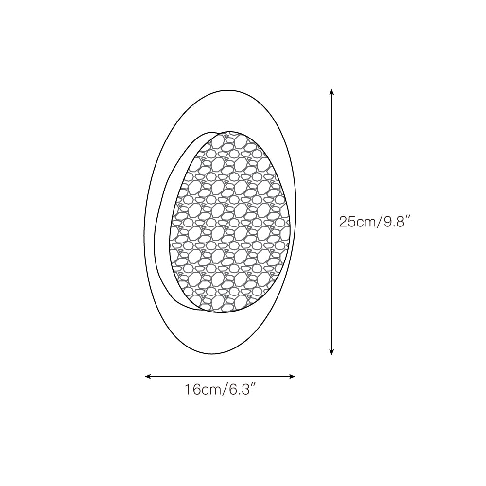 Alsolia Modern Minimalist Metal Sconce Wall Lamp - Lamp Copper