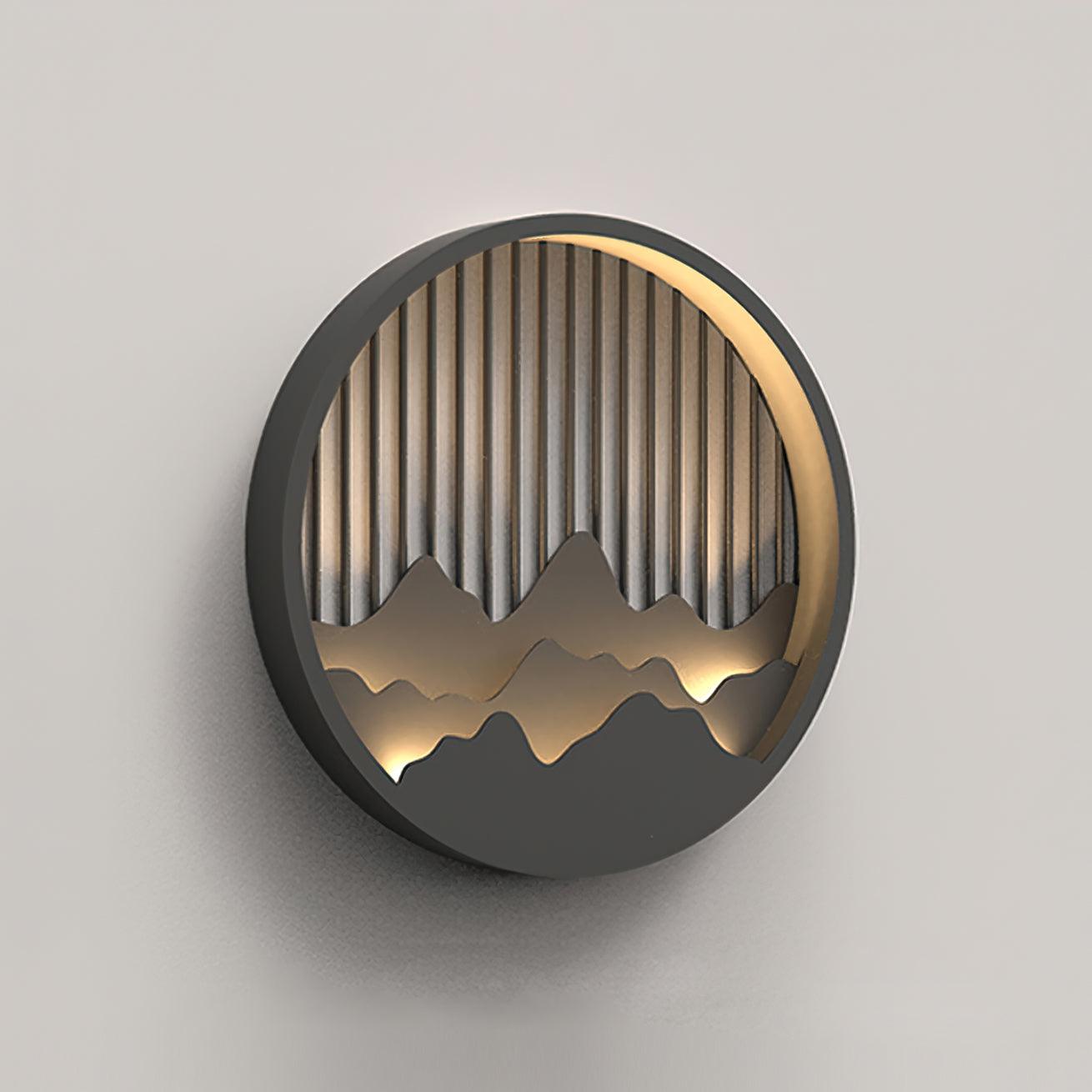Sumi Mountain Circular Wall Light - Blowlighting