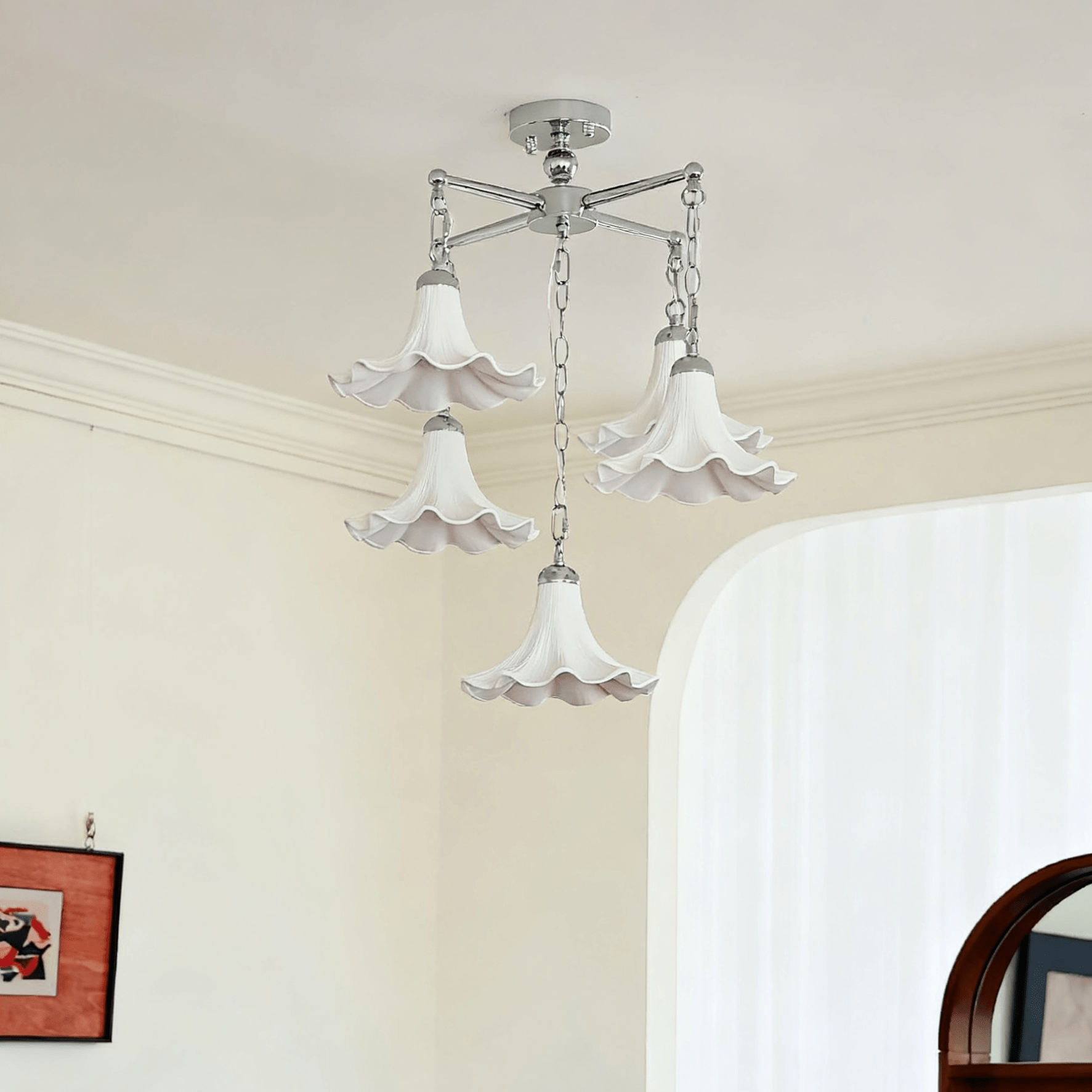 Mugena Lustre Bloom Élégant et Luxueux