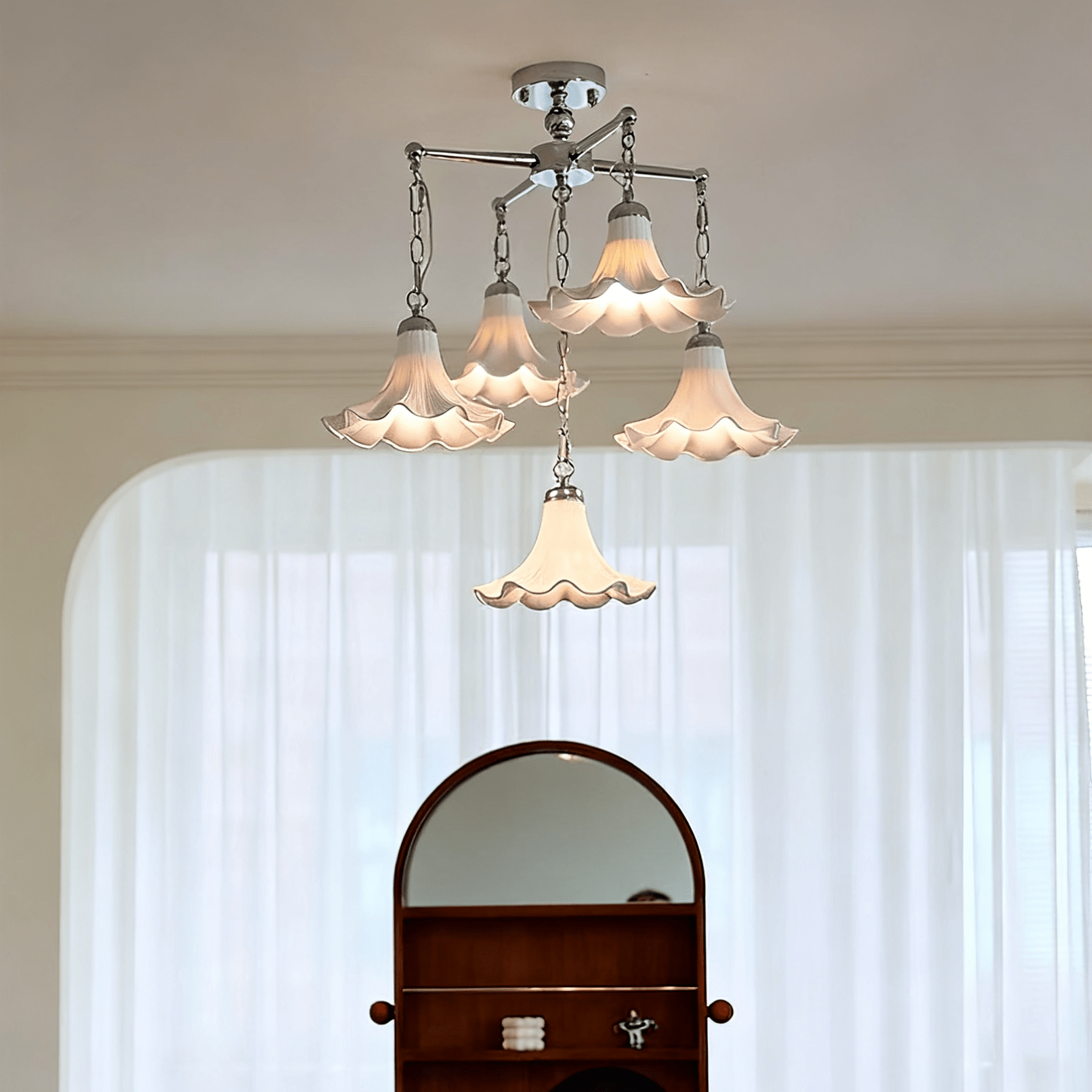 Mugena Lustre Bloom Élégant et Luxueux