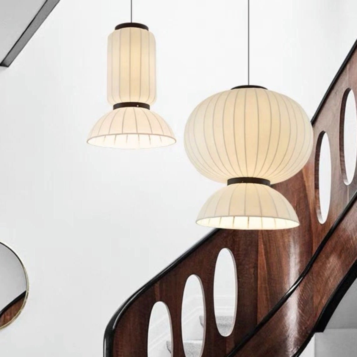 Eurzorion Silk Lantern Pendant Light - Blowlighting