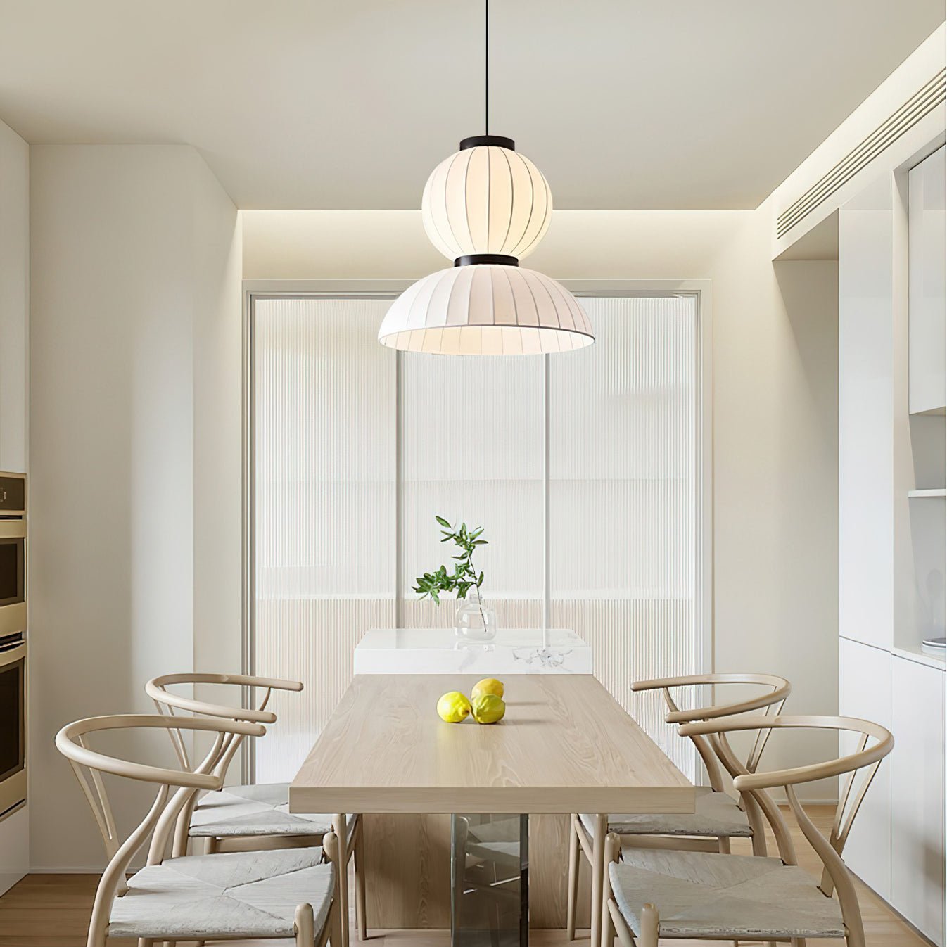 Eurzorion Silk Lantern Pendant Light - Blowlighting