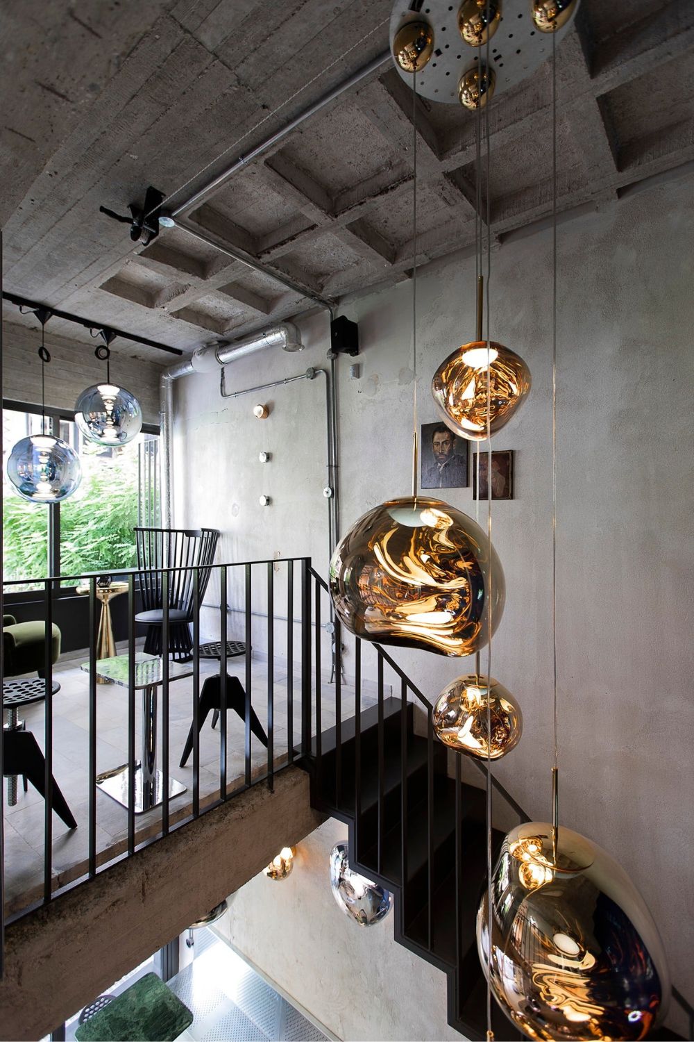 Solara Pendant Lamp Blown Glass Irregular Cluster Sculptural - Letslighting