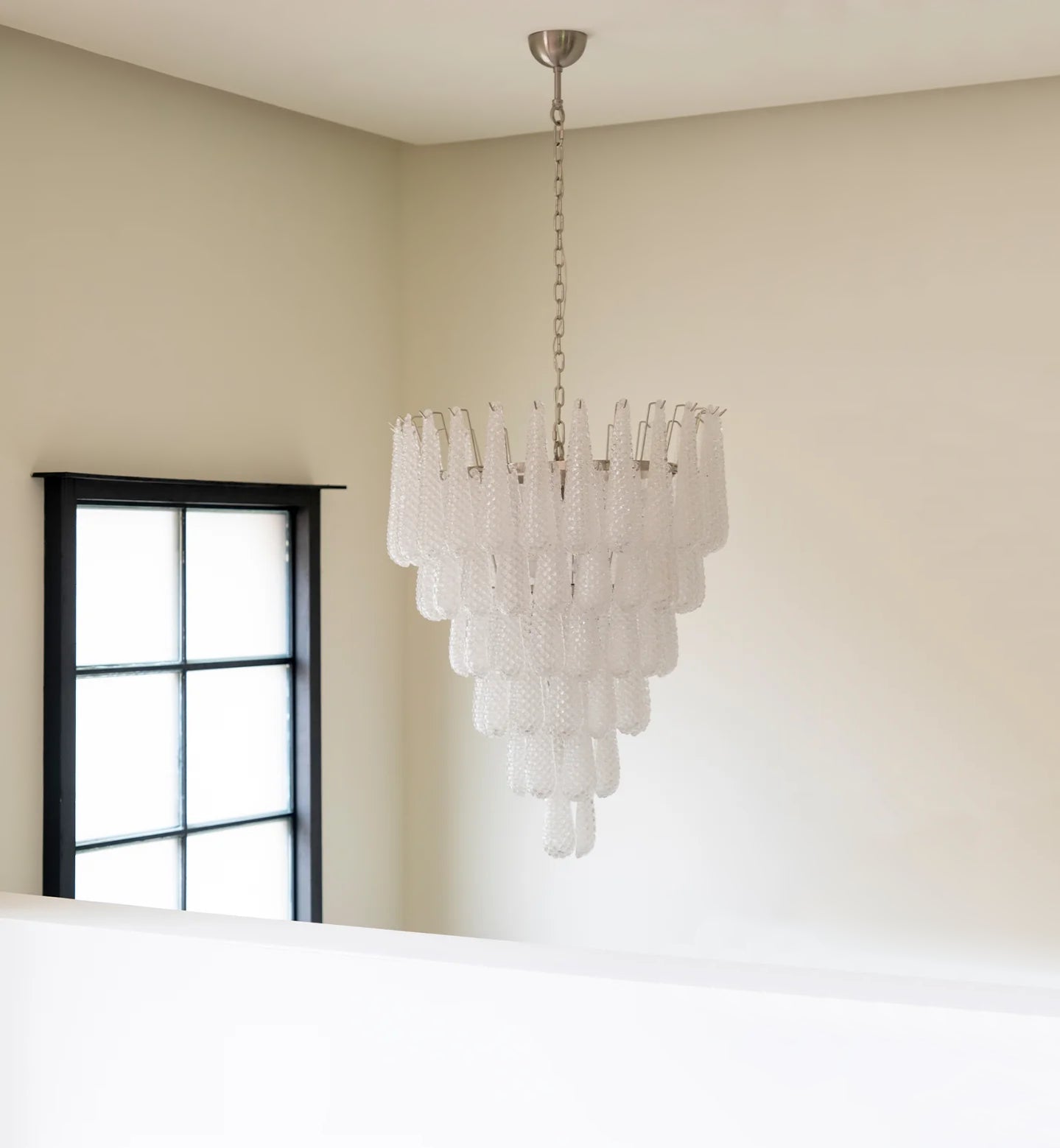 Aurora Chandelier Pinecone Murano Glass Textured Luxury - Letslighting