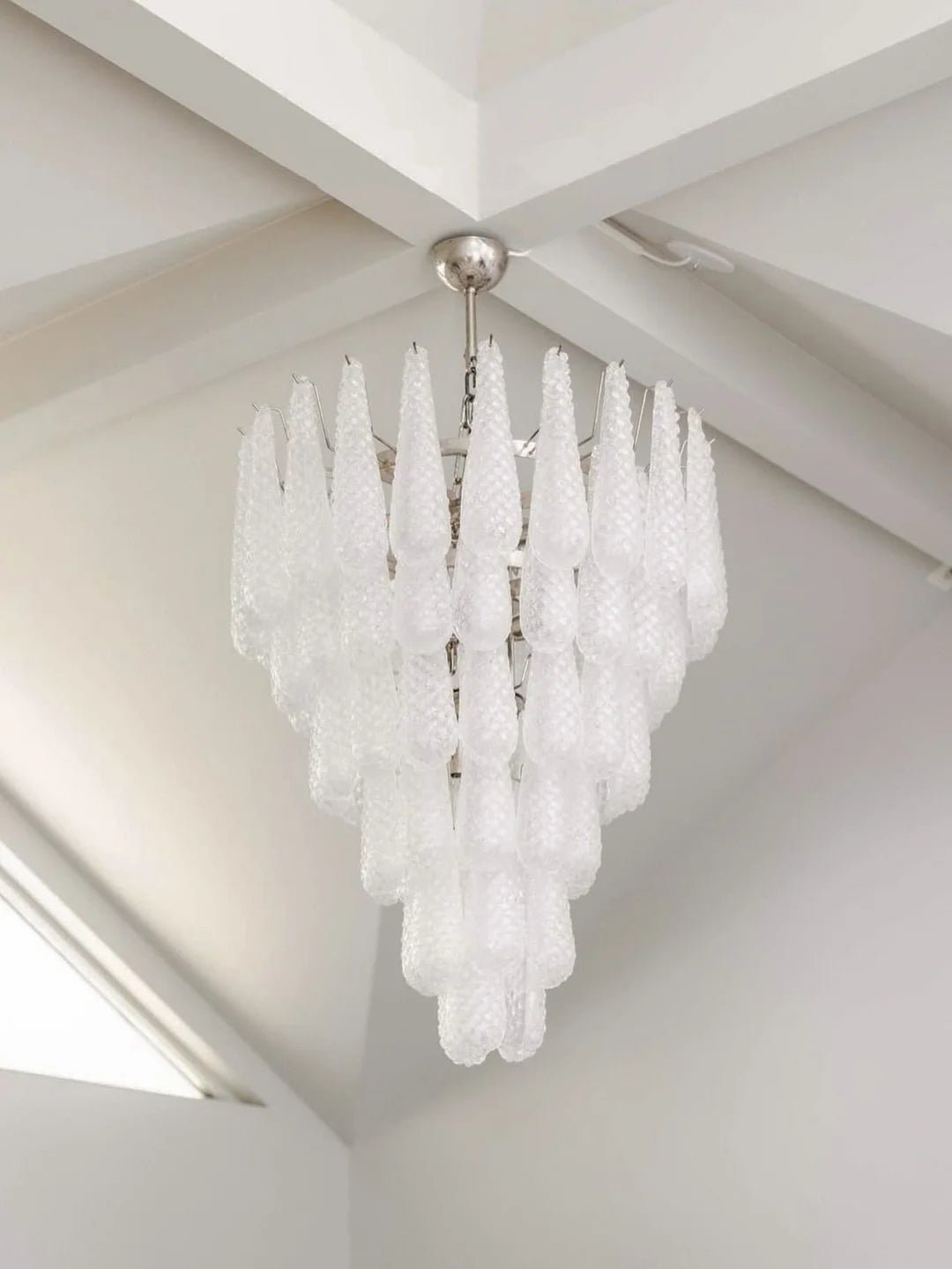 Aurora Chandelier Pinecone Murano Glass Textured Luxury - Letslighting
