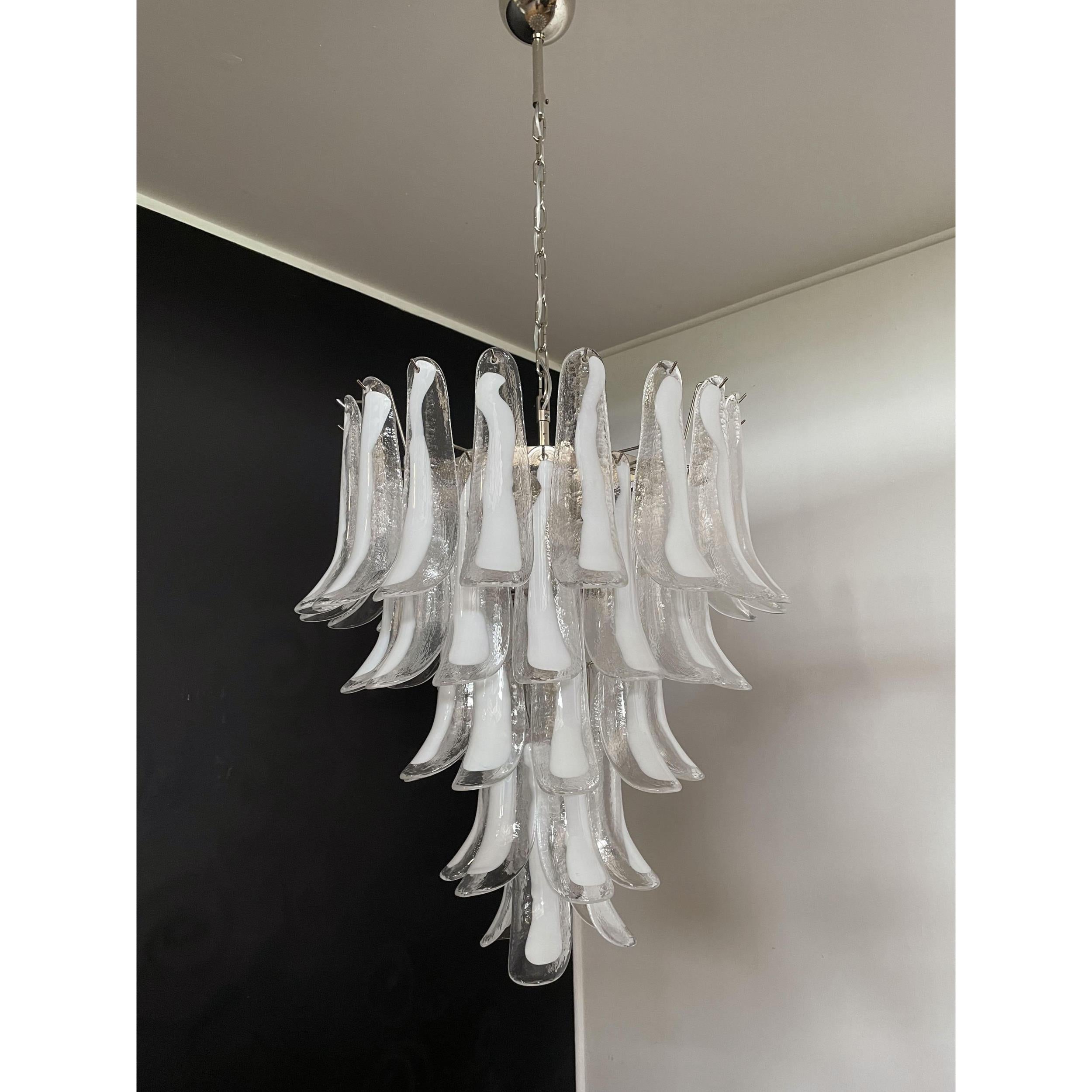 Alsorisra Postmodern Luxury Petal Glass Chandelier - Lamp Copper