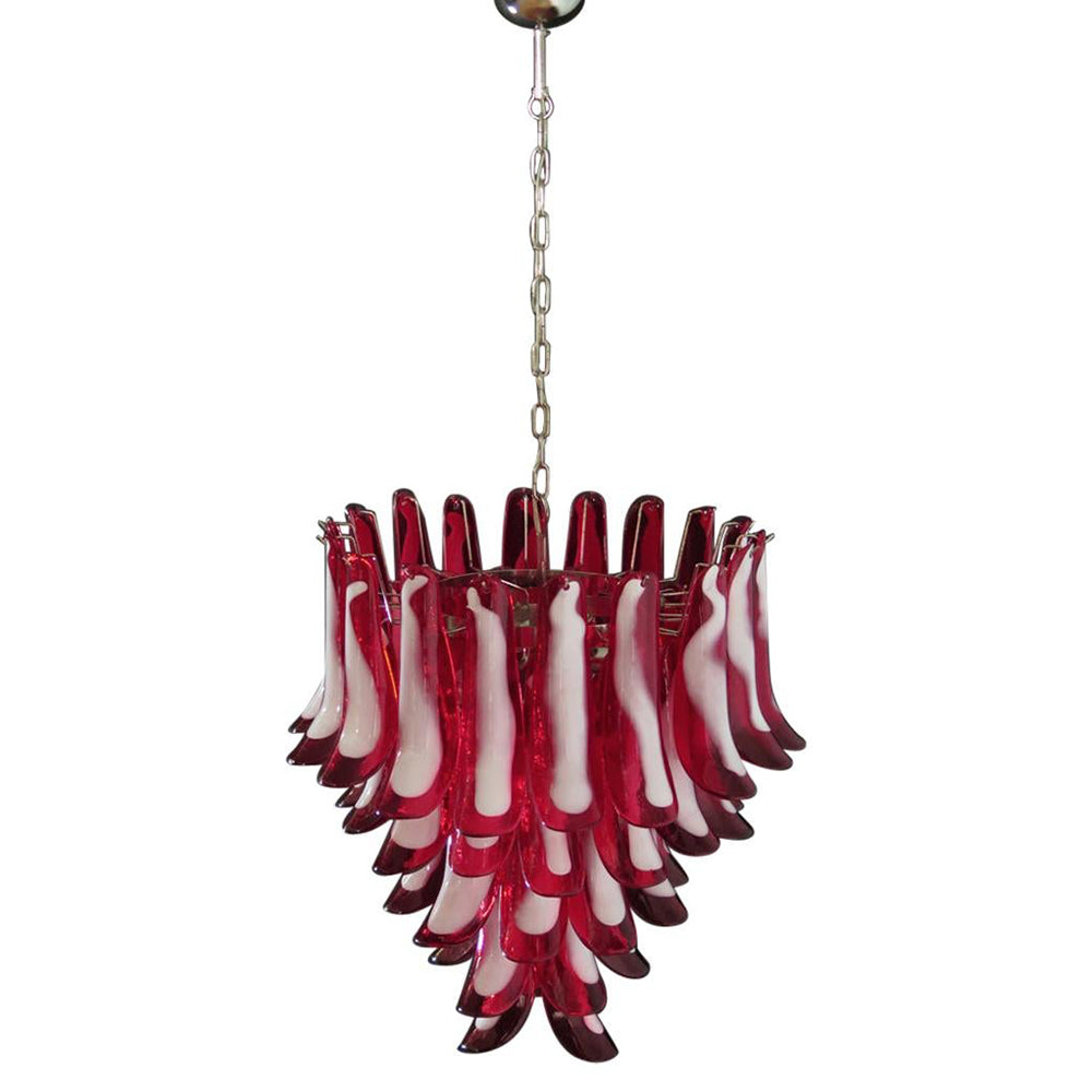Alsorisra Postmodern Luxury Petal Glass Chandelier - Lamp Copper