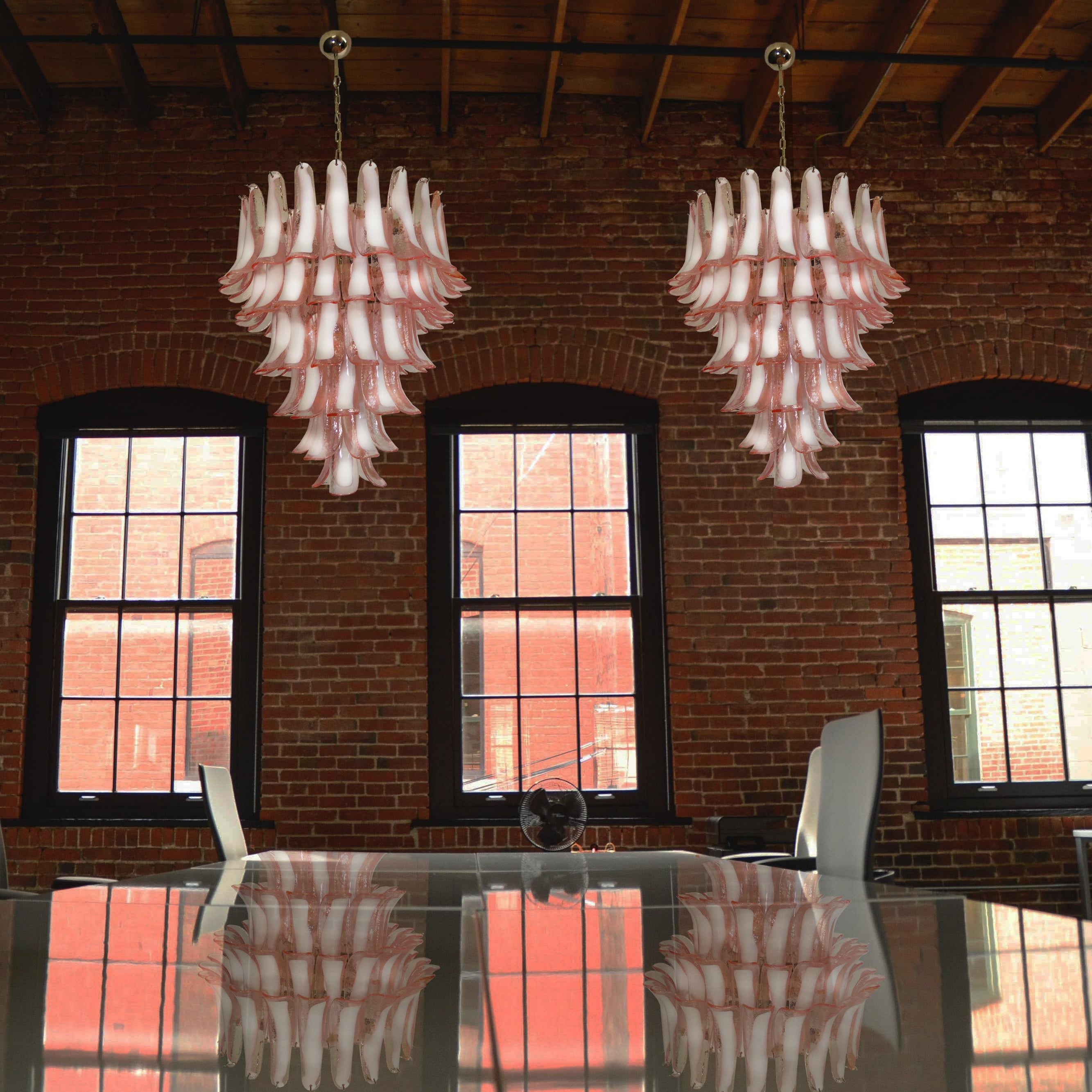 Alsorisra Postmodern Luxury Petal Glass Chandelier - Lamp Copper