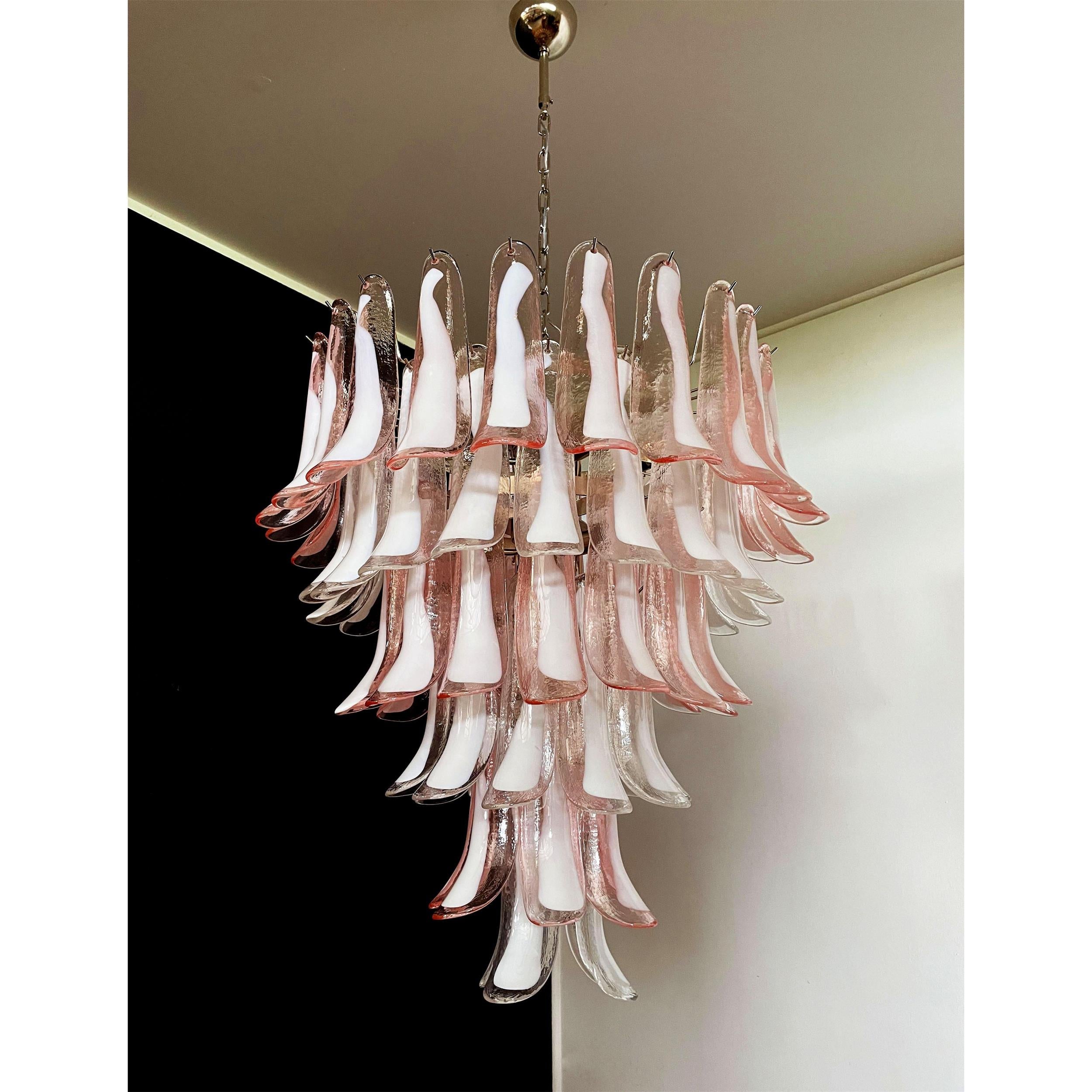 Alsorisra Postmodern Luxury Petal Glass Chandelier - Lamp Copper