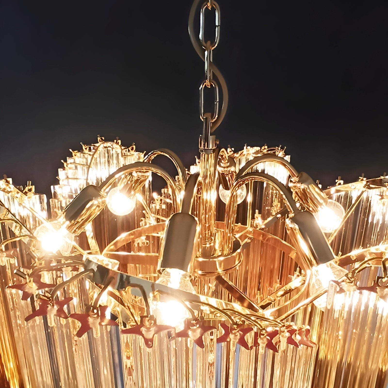 Evmararae Gradient Glass Chandelier - Blowlighting