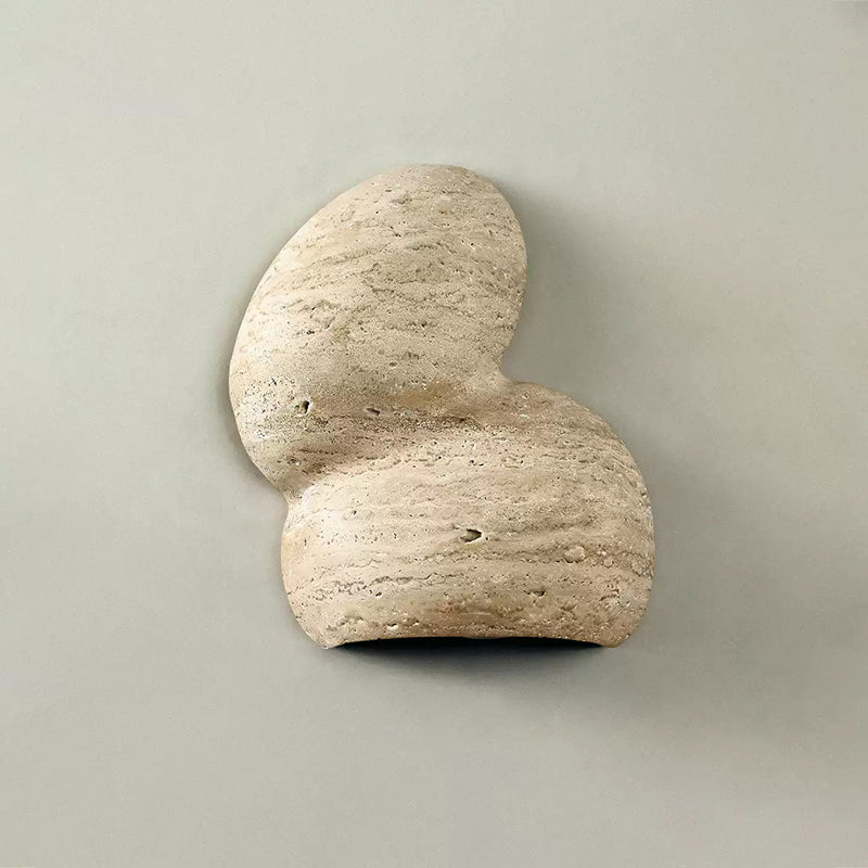 Zeloror Individual Creativity Travertine Wall Lamp - Lamp Copper