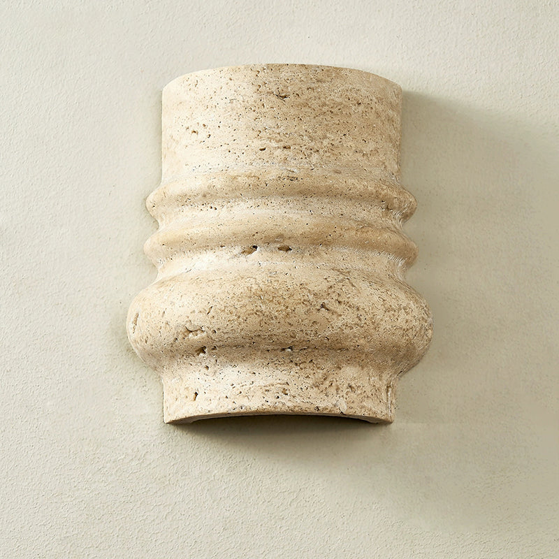 Zeloror Individual Creativity Travertine Wall Lamp - Lamp Copper