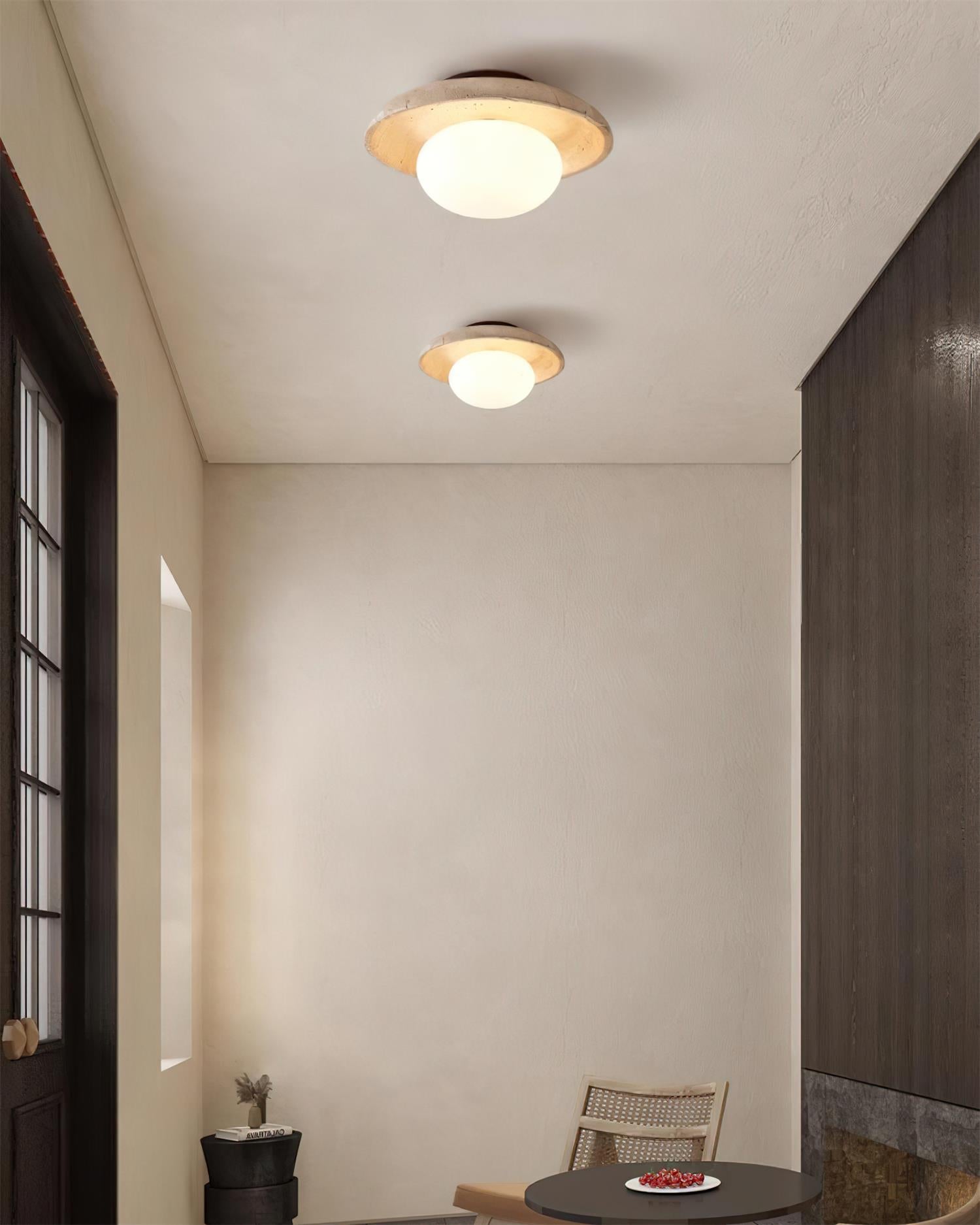 Mylie Travertine Ceiling Light - Letslighting