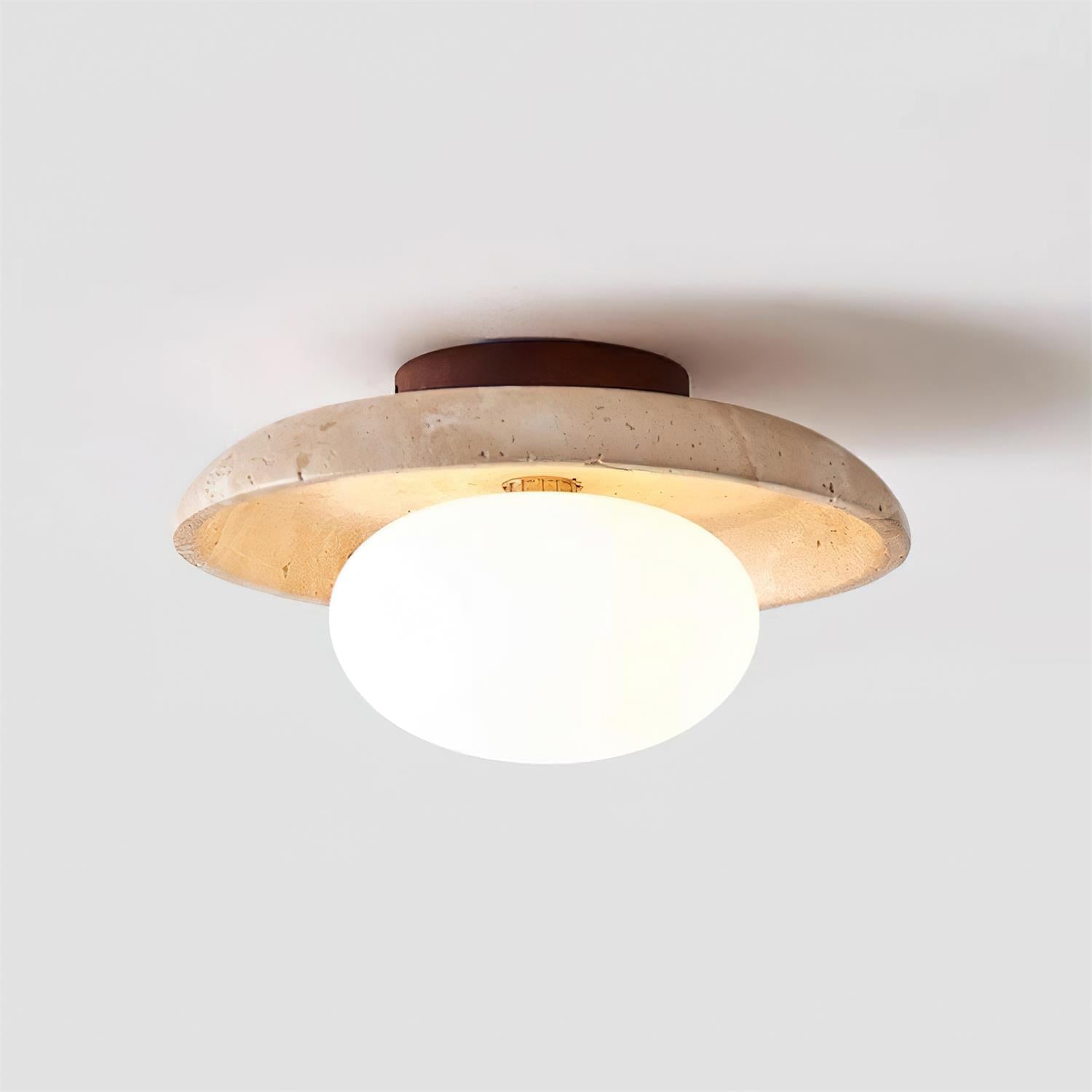 Mylie Travertine Ceiling Light - Letslighting