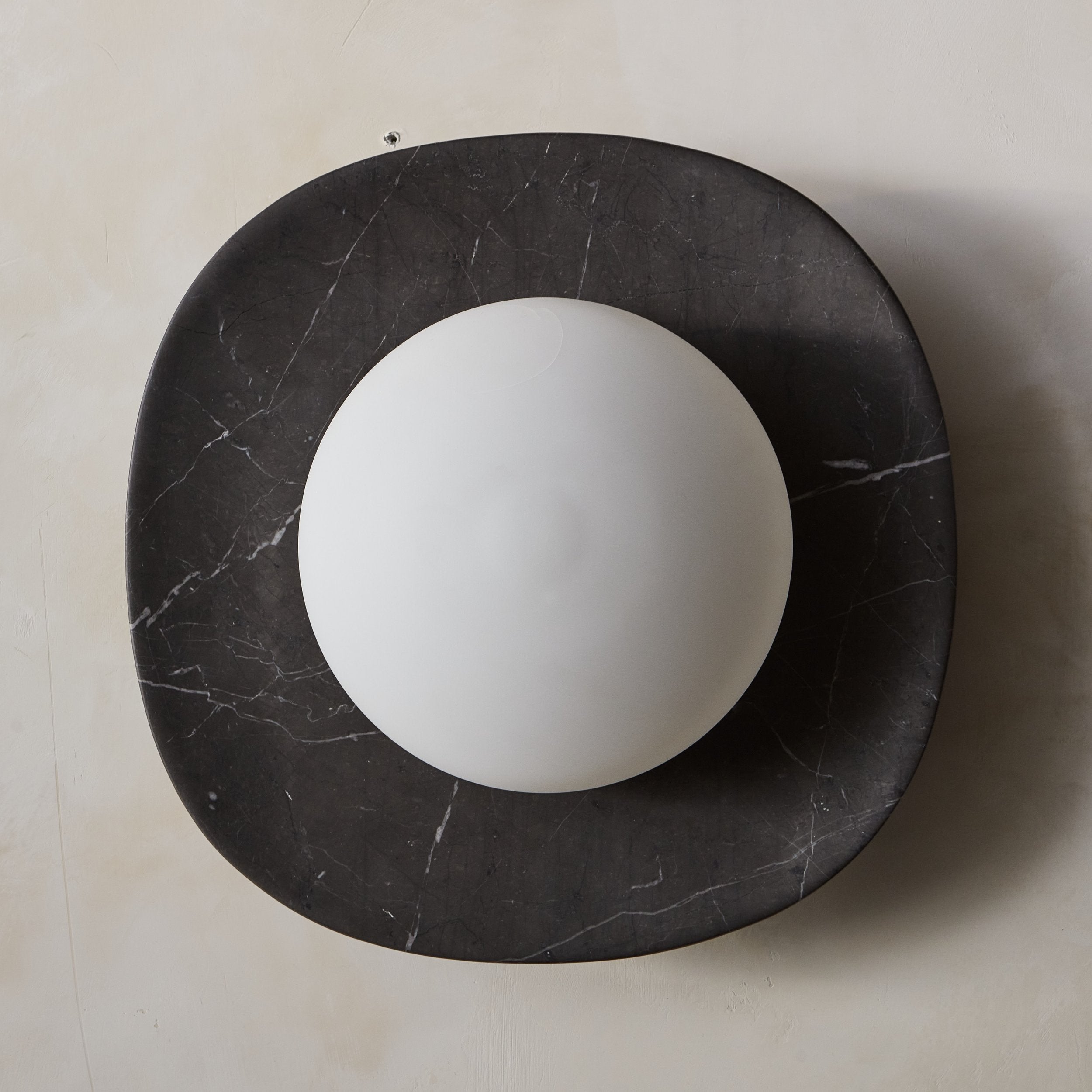 Cinoreth Modern Minimalist Marble Glass Wall Lamp - Lamp Copper