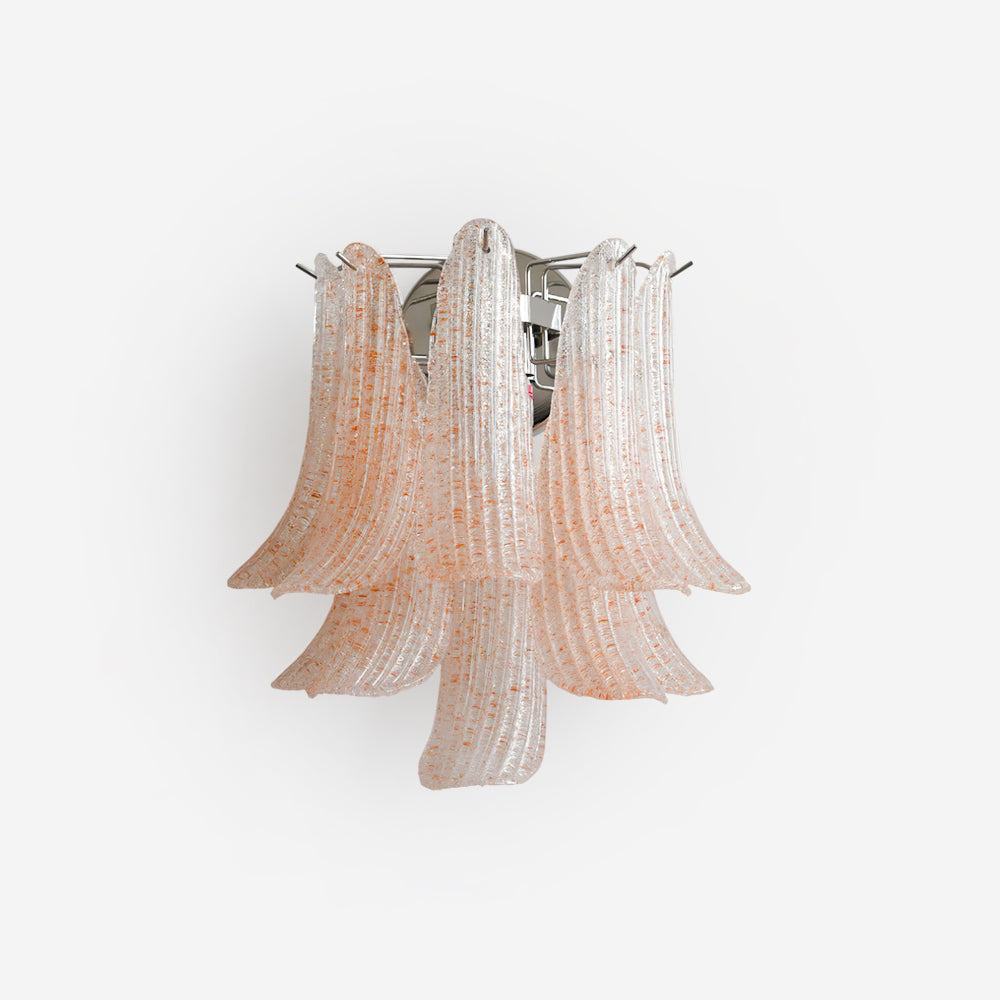 Nason Wall Lamp Textured Glass Petal Motif - Letslighting