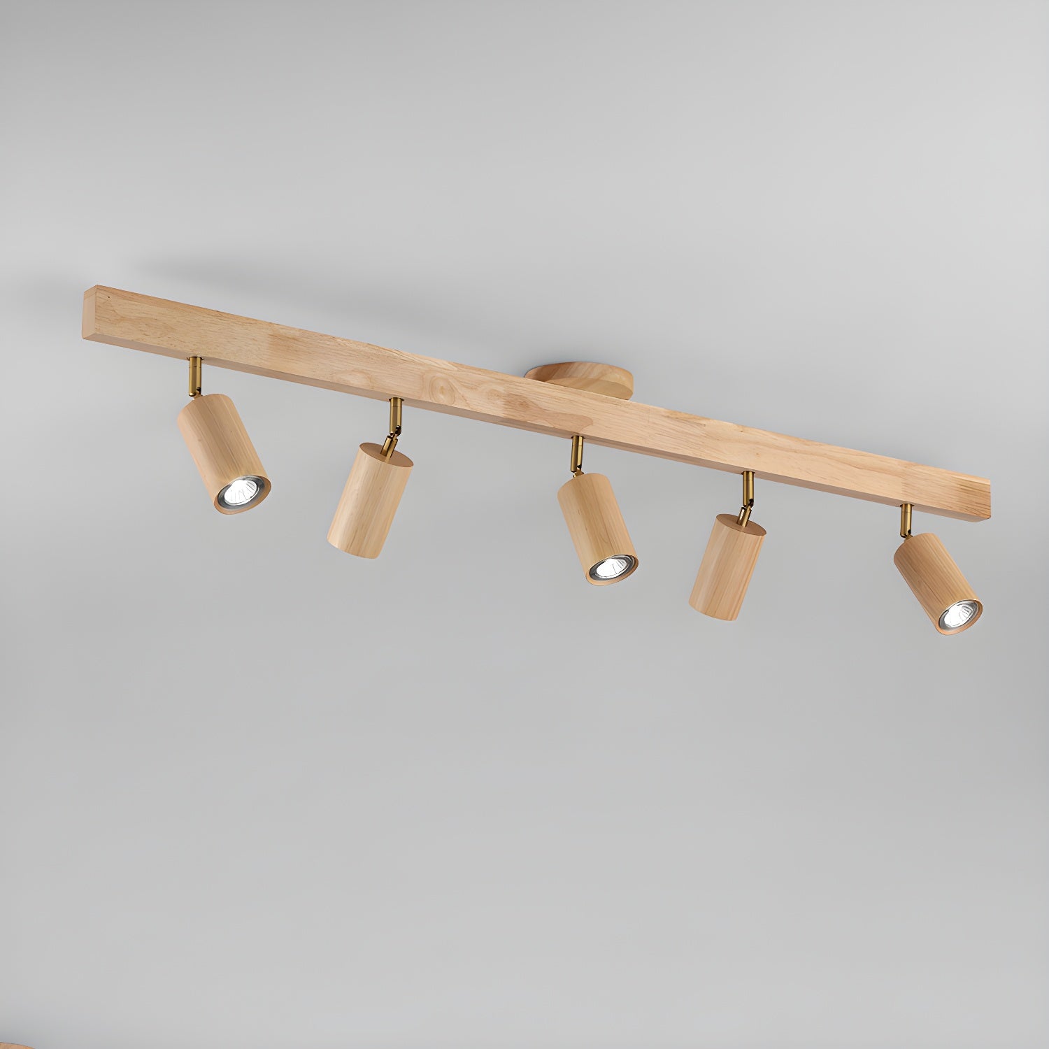 Natural Wood Beam Spotlight Light - Blowlighting