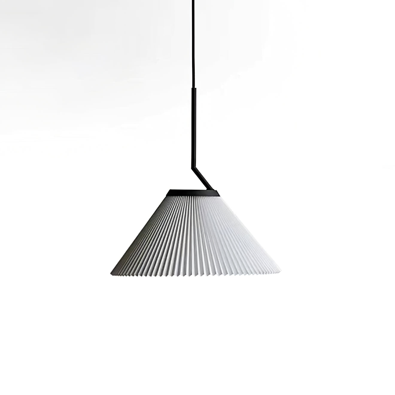 Nebra Pleated Pendant Lamp Fabric Minimalist - Letslighting