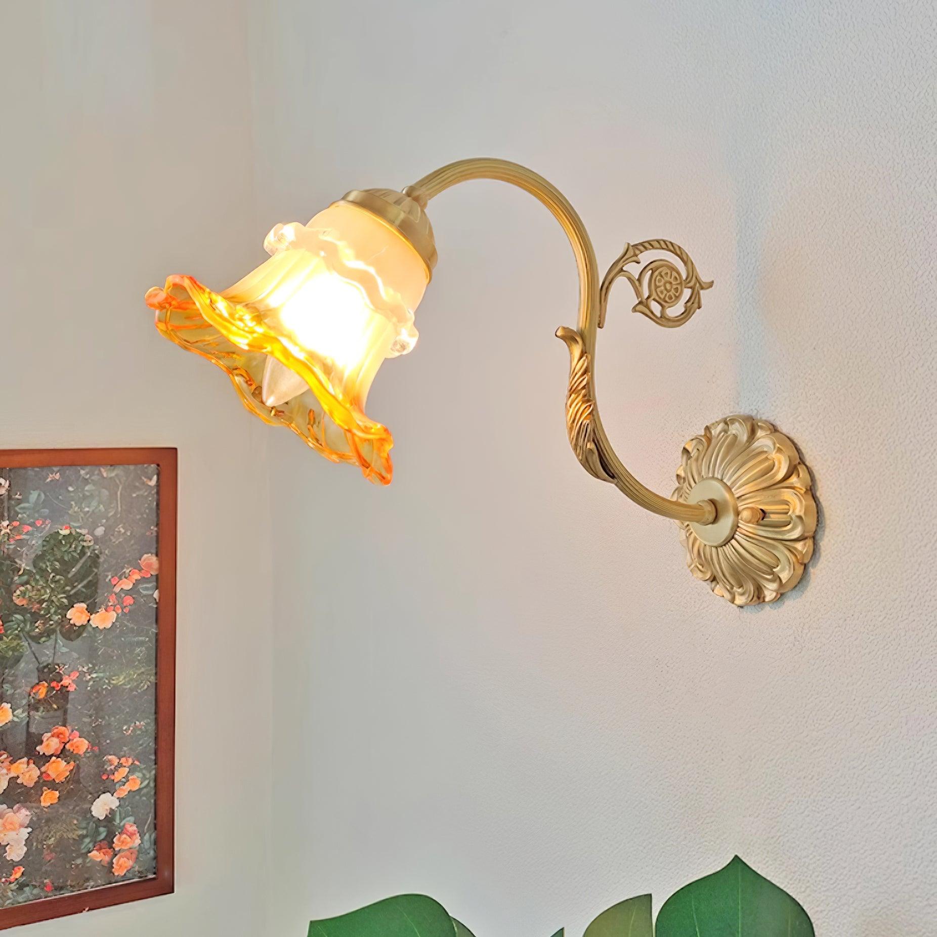 Neiman Wall Lamp Pink Ruffle - Letslighting