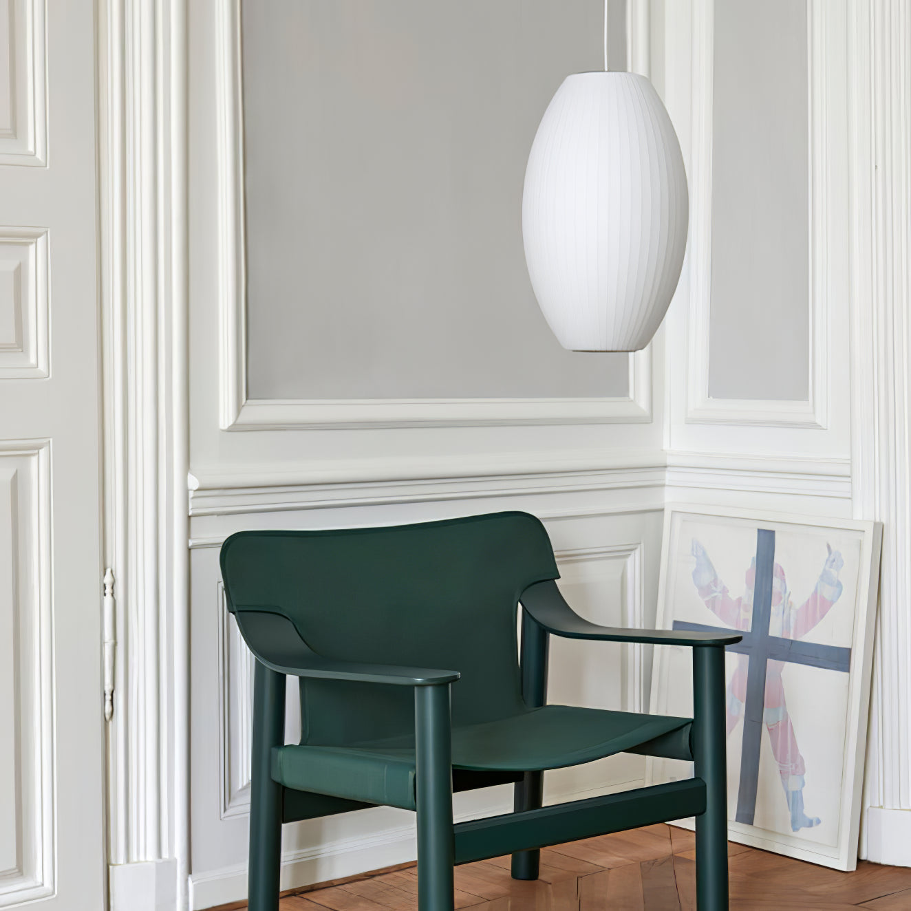 Bubble Mulberry Silk Pendant Lamp - Blowlighting