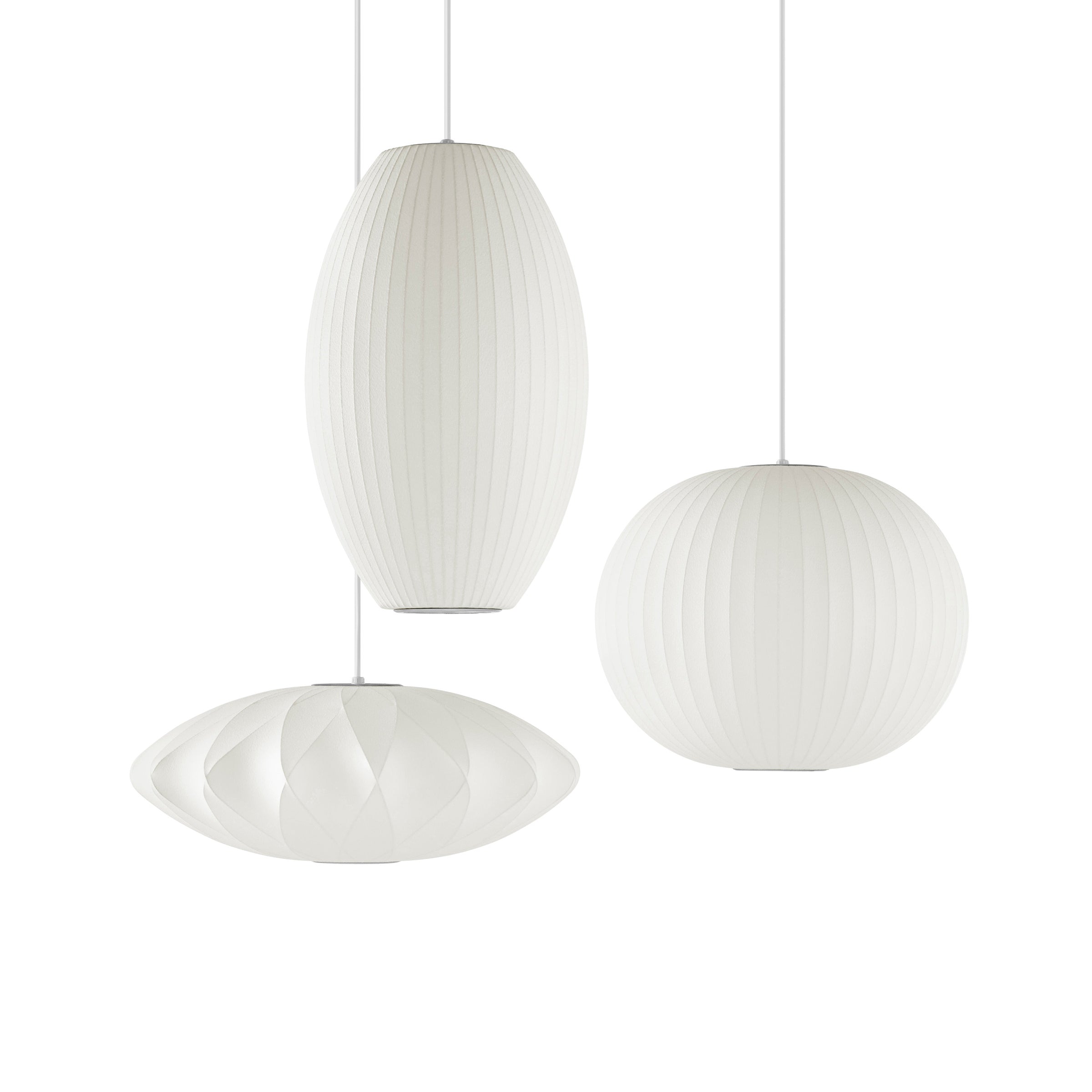 Bubble Mulberry Silk Pendant Lamp - Blowlighting