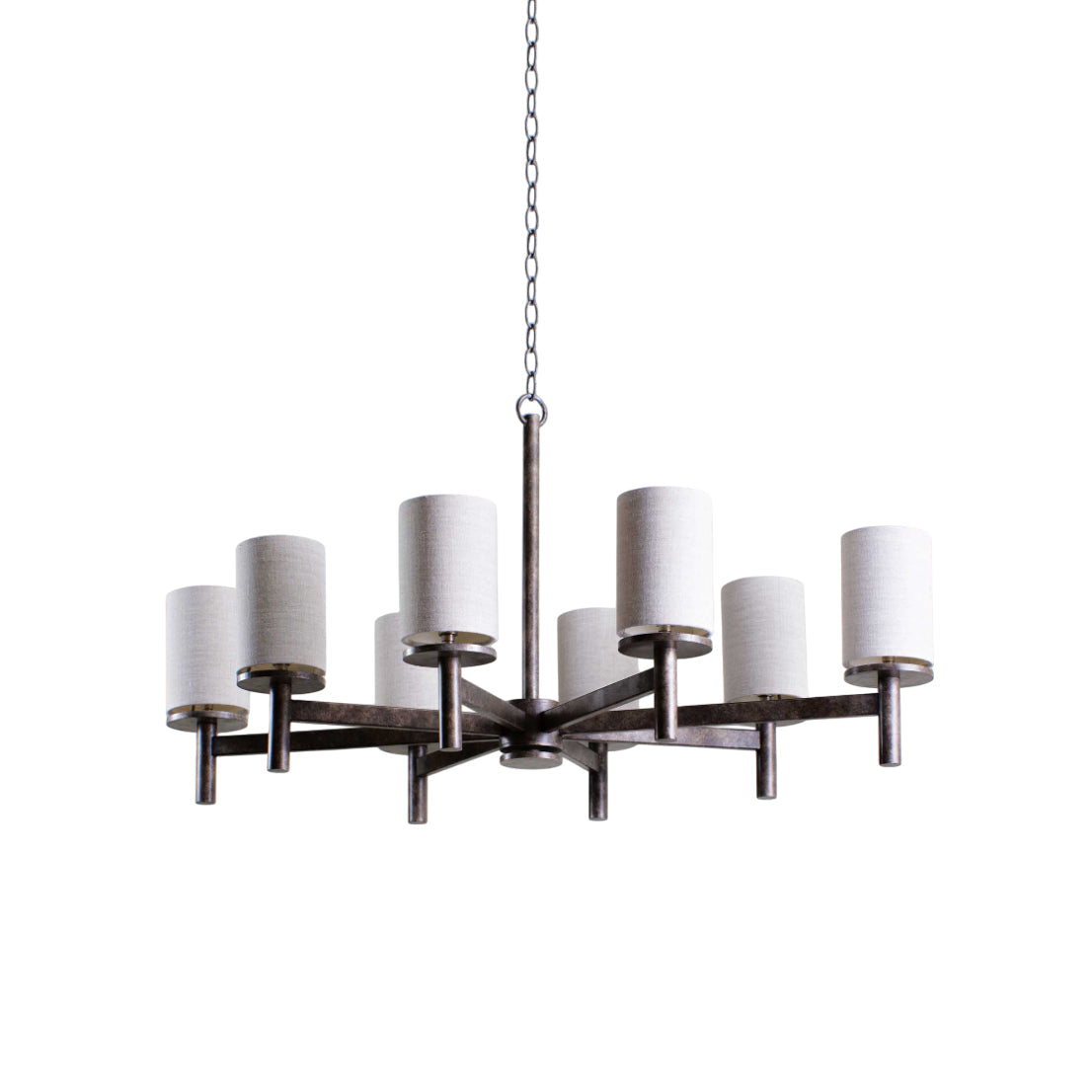 Iltalaris Premium Nordic Art Brass Fabric Chandelier - Lamp Copper